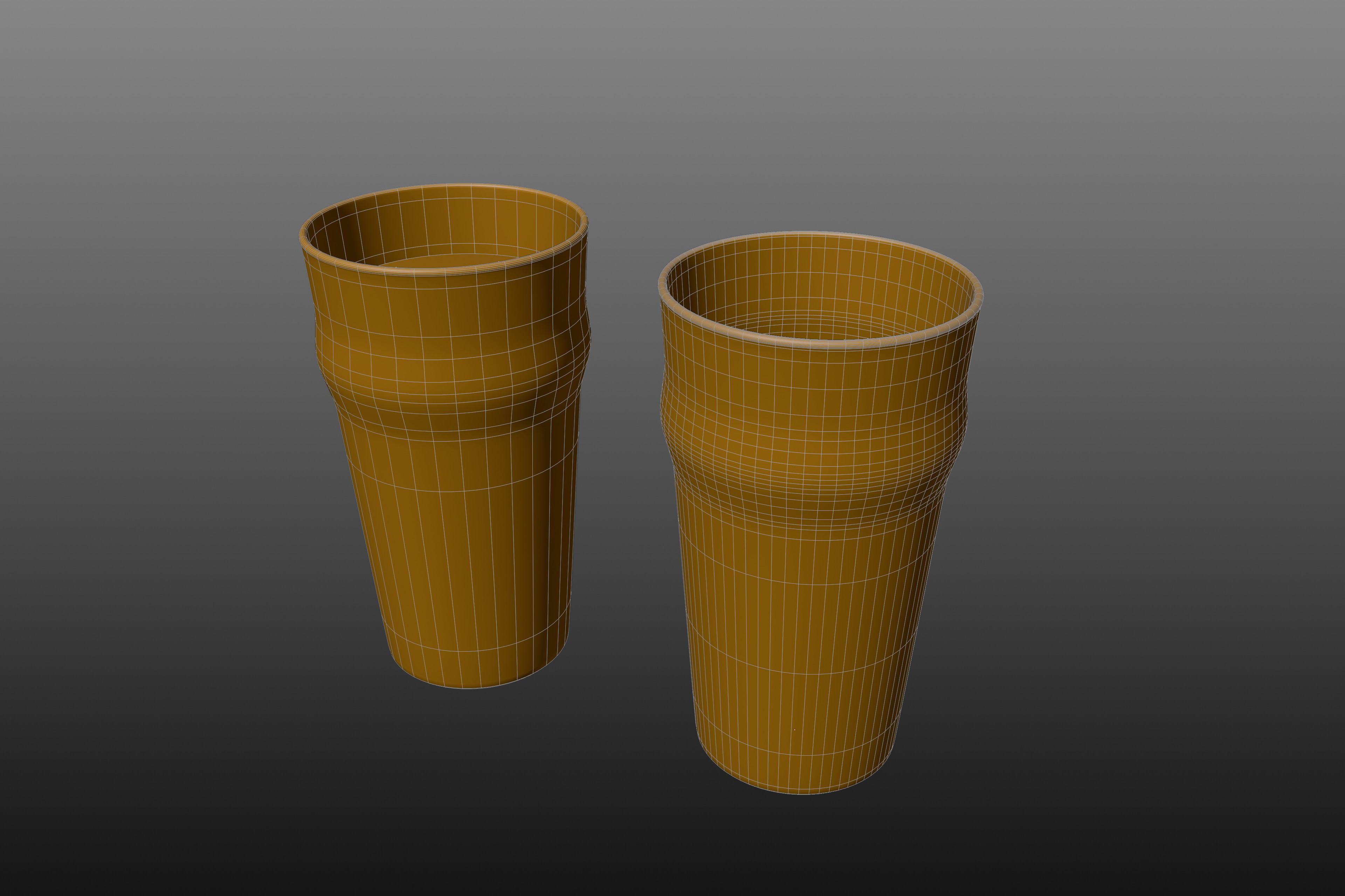 Glassware 3D Model Pack - 15 Realistic Glass Low and High Poly 3D model_4