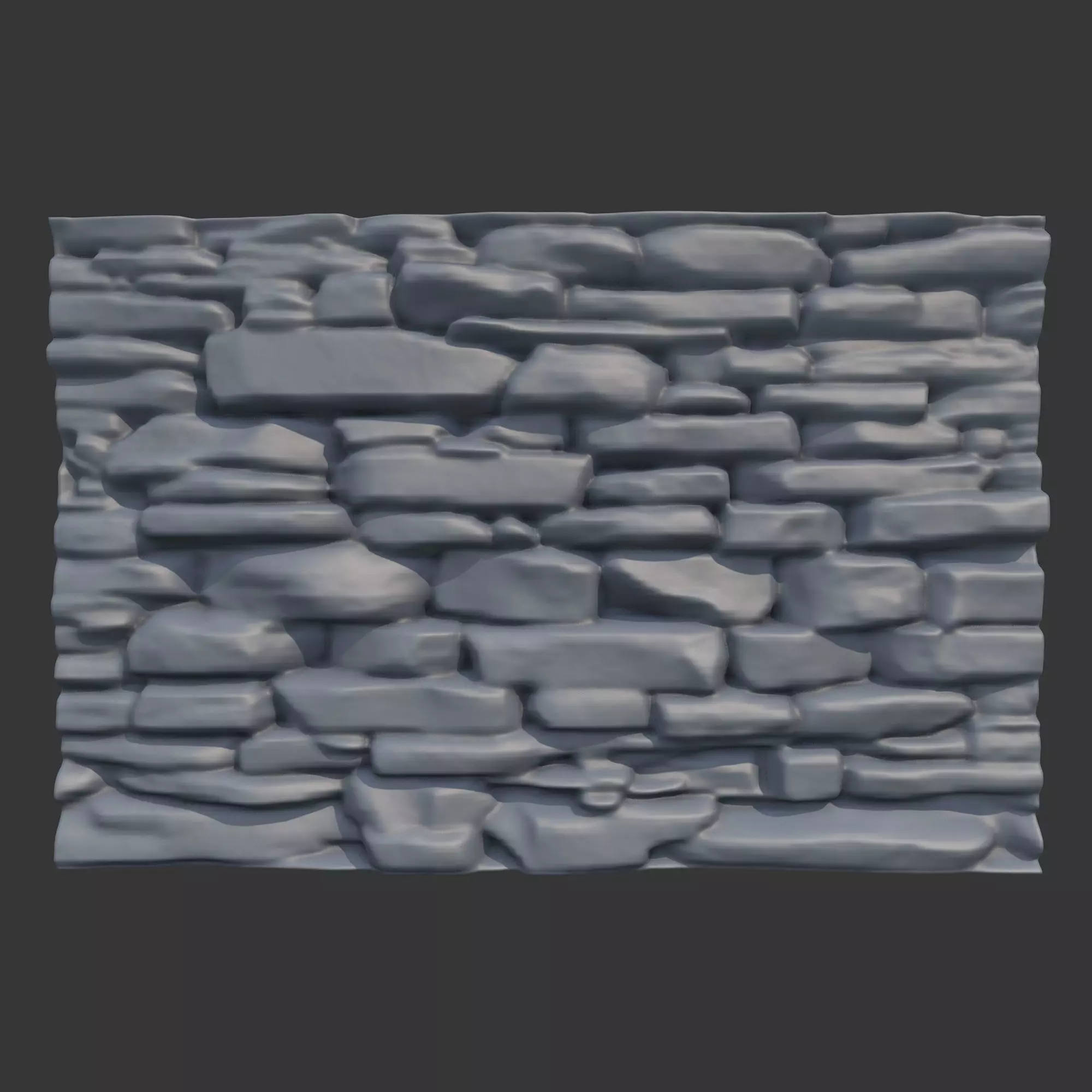 Rock Wall 8 3D model_0