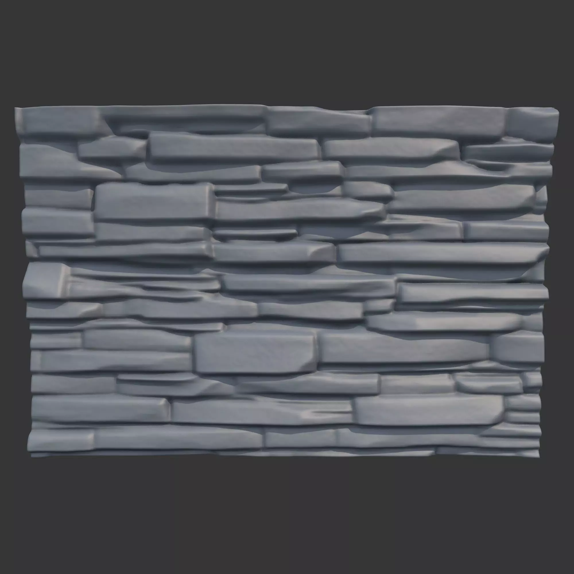Rock Wall 7 3D model_0