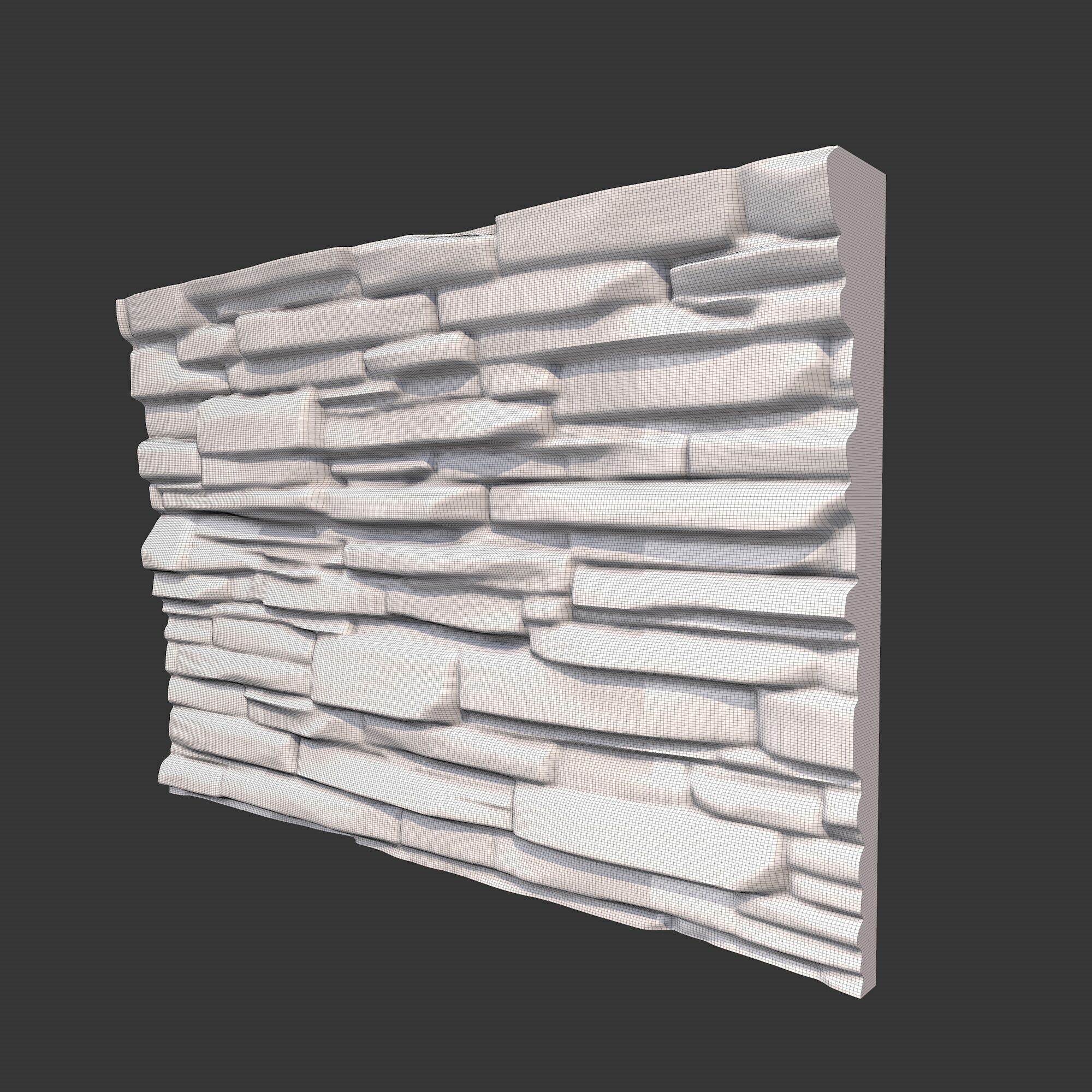 Rock Wall 7 3D model_7