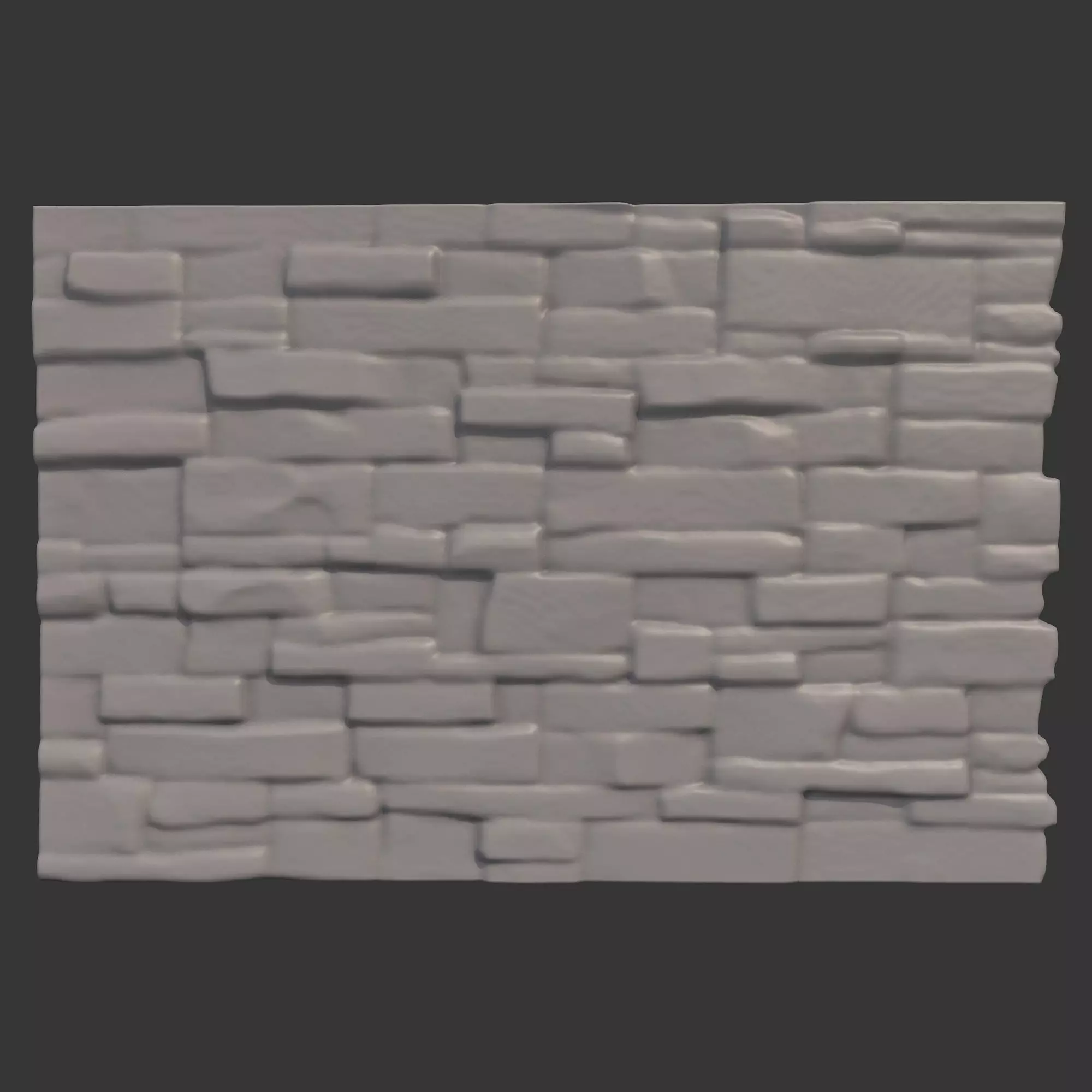 Rock Wall 6 3D model_0