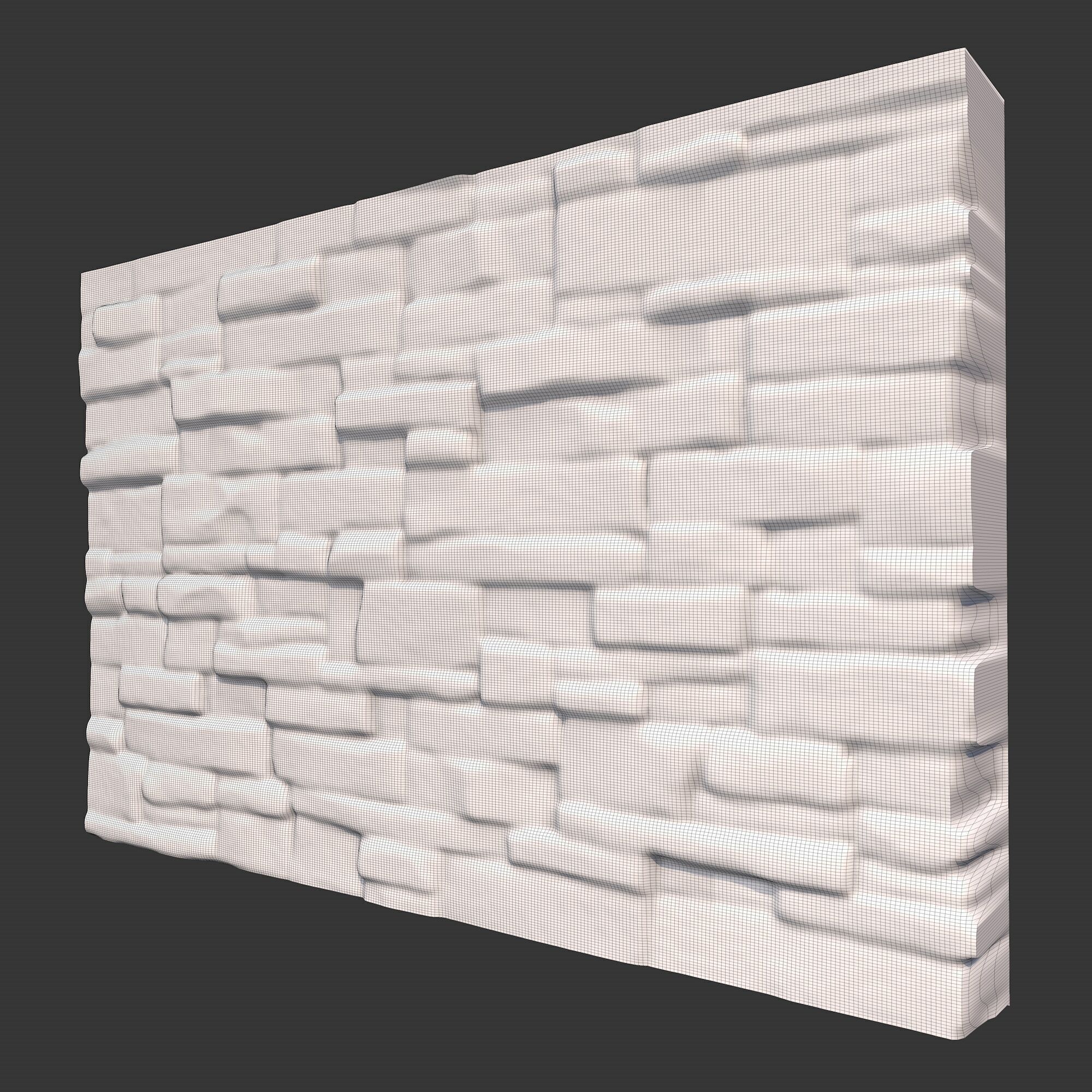 Rock Wall 6 3D model_5