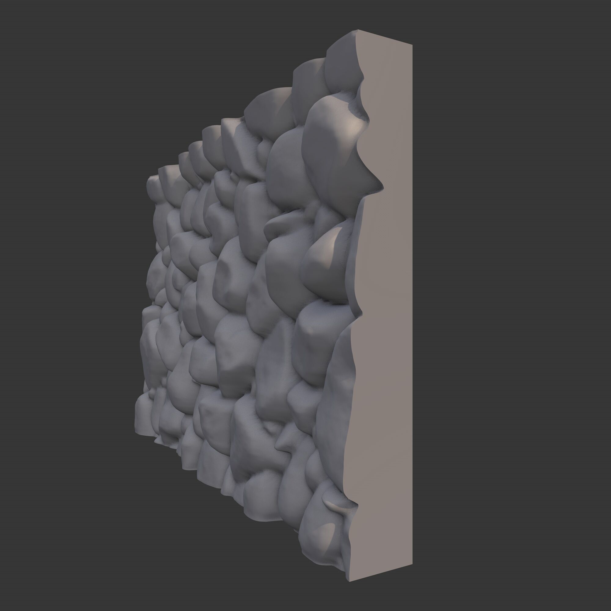 Rock Wall 3 3D model_3