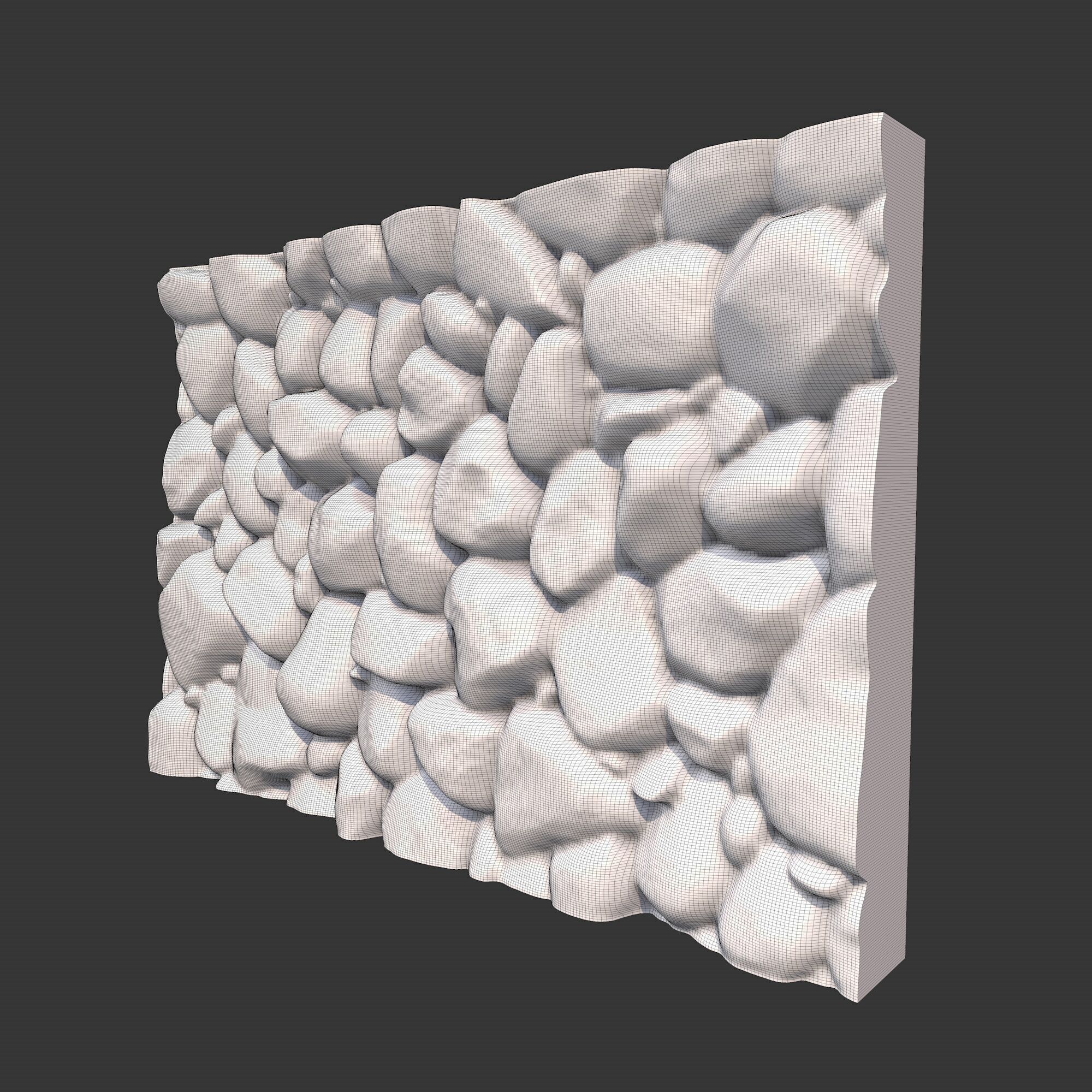 Rock Wall 3 3D model_6
