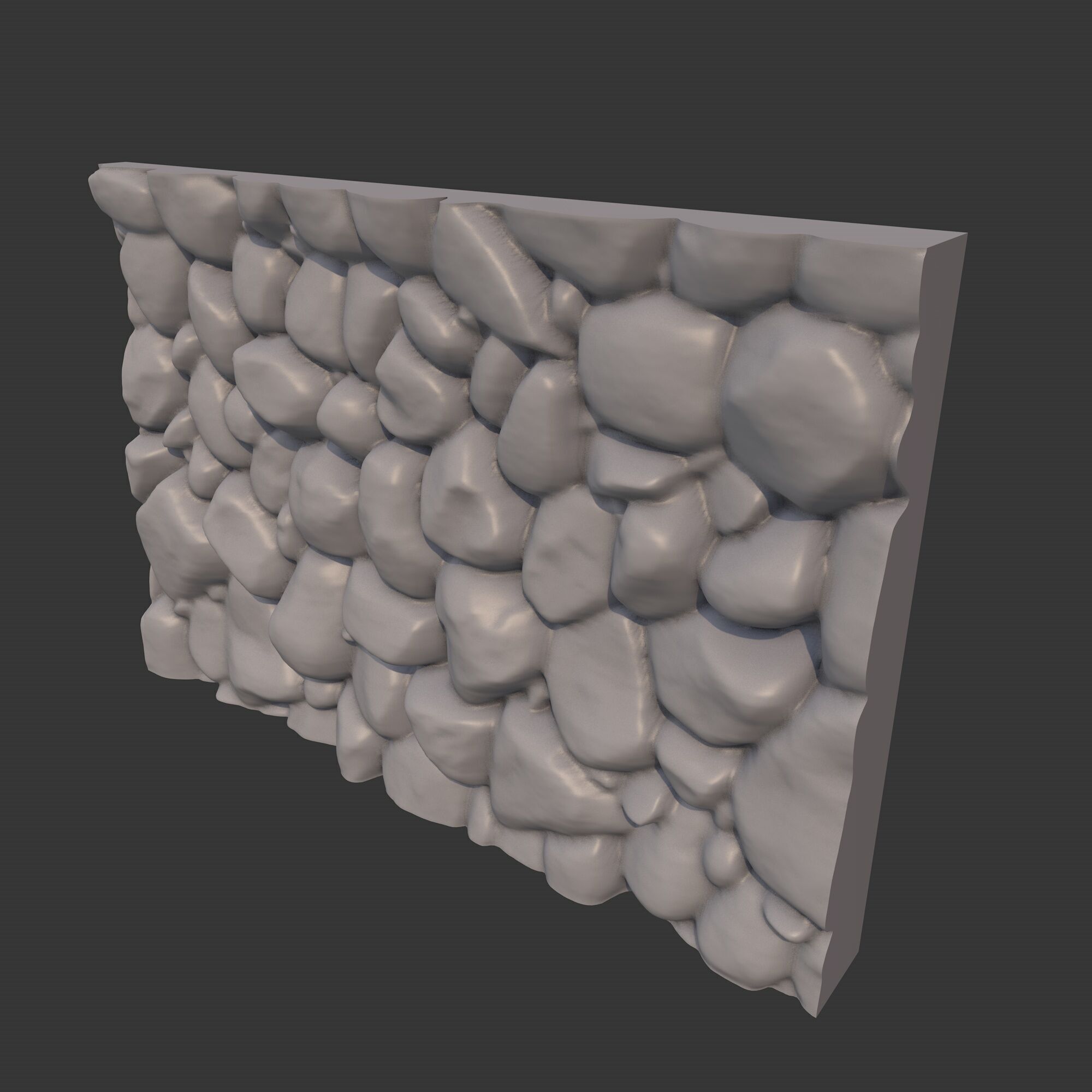 Rock Wall 3 3D model_5
