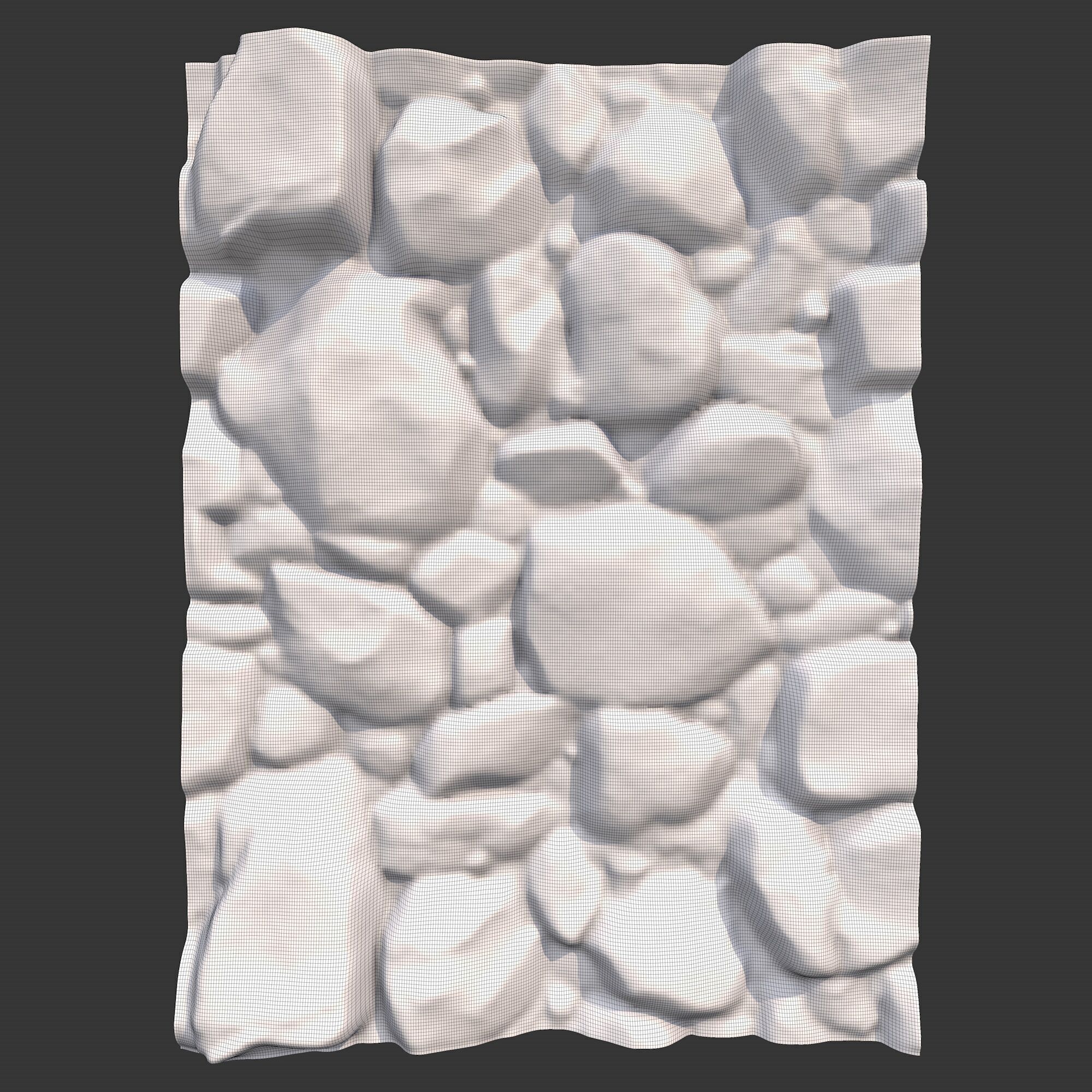 Rock Wall 16 3D model_5