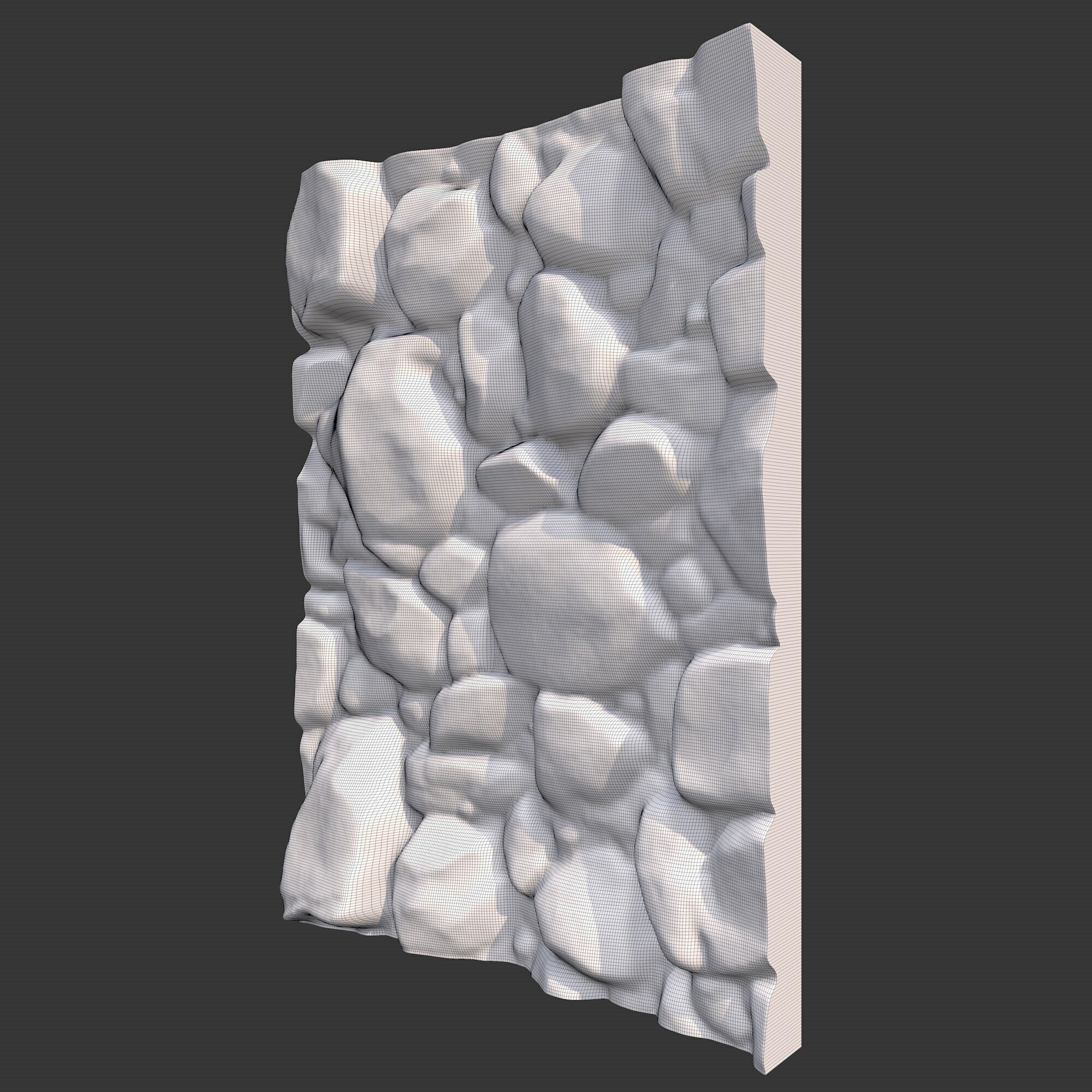 Rock Wall 16 3D model_6