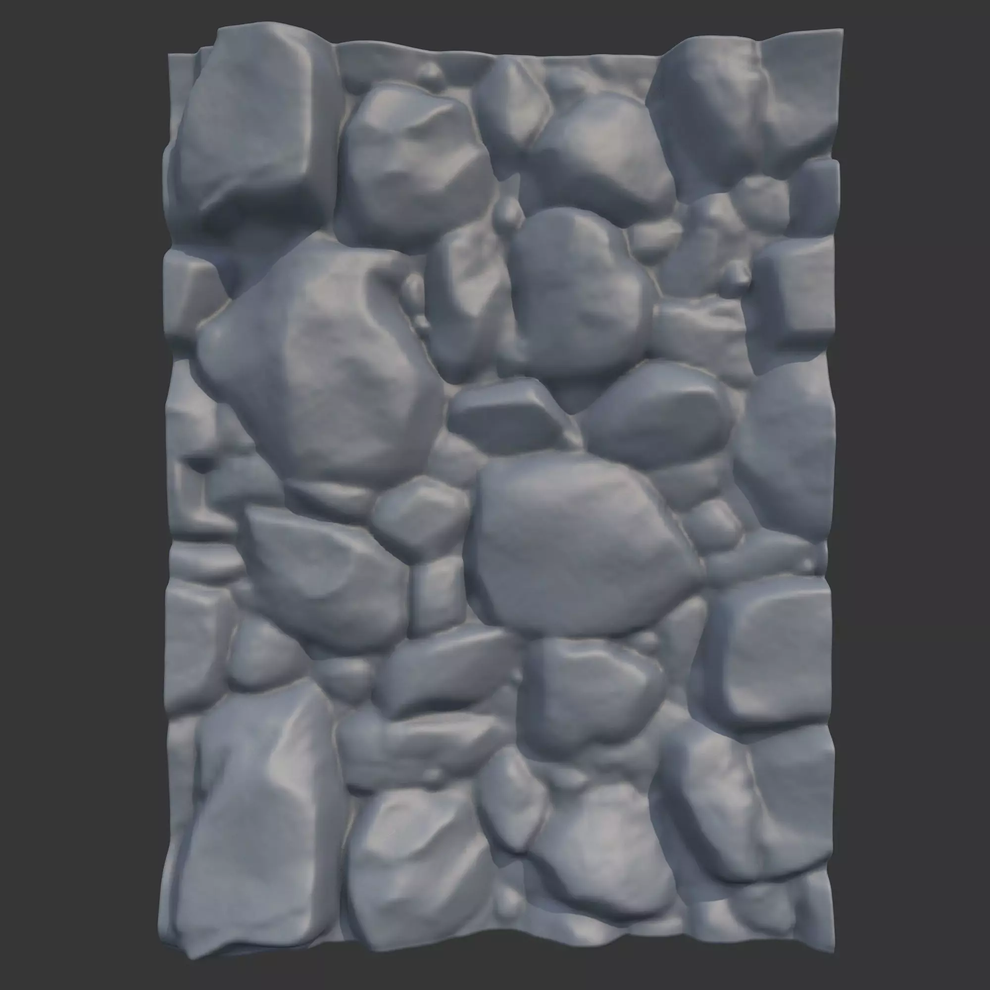 Rock Wall 16 3D model_0