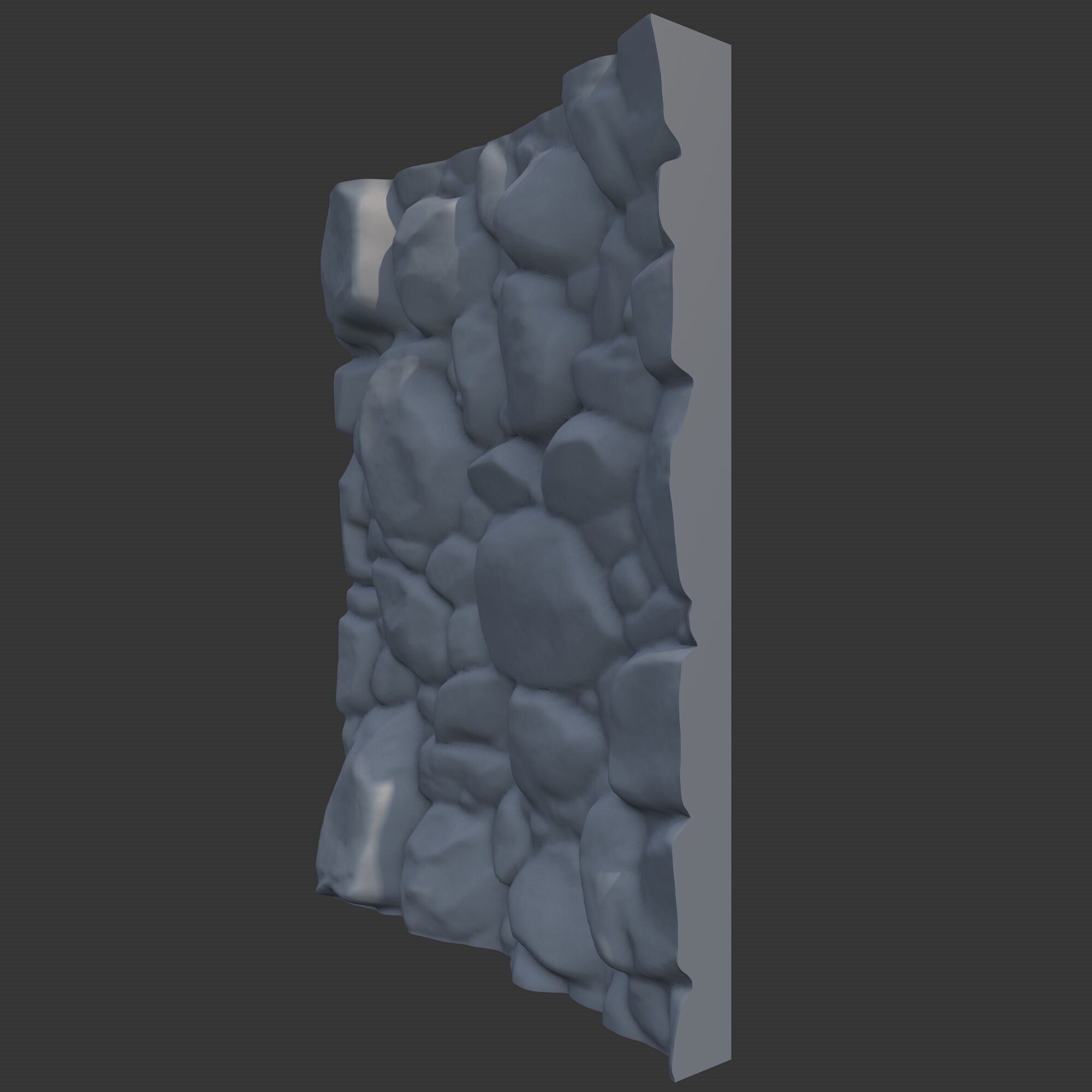 Rock Wall 16 3D model_2