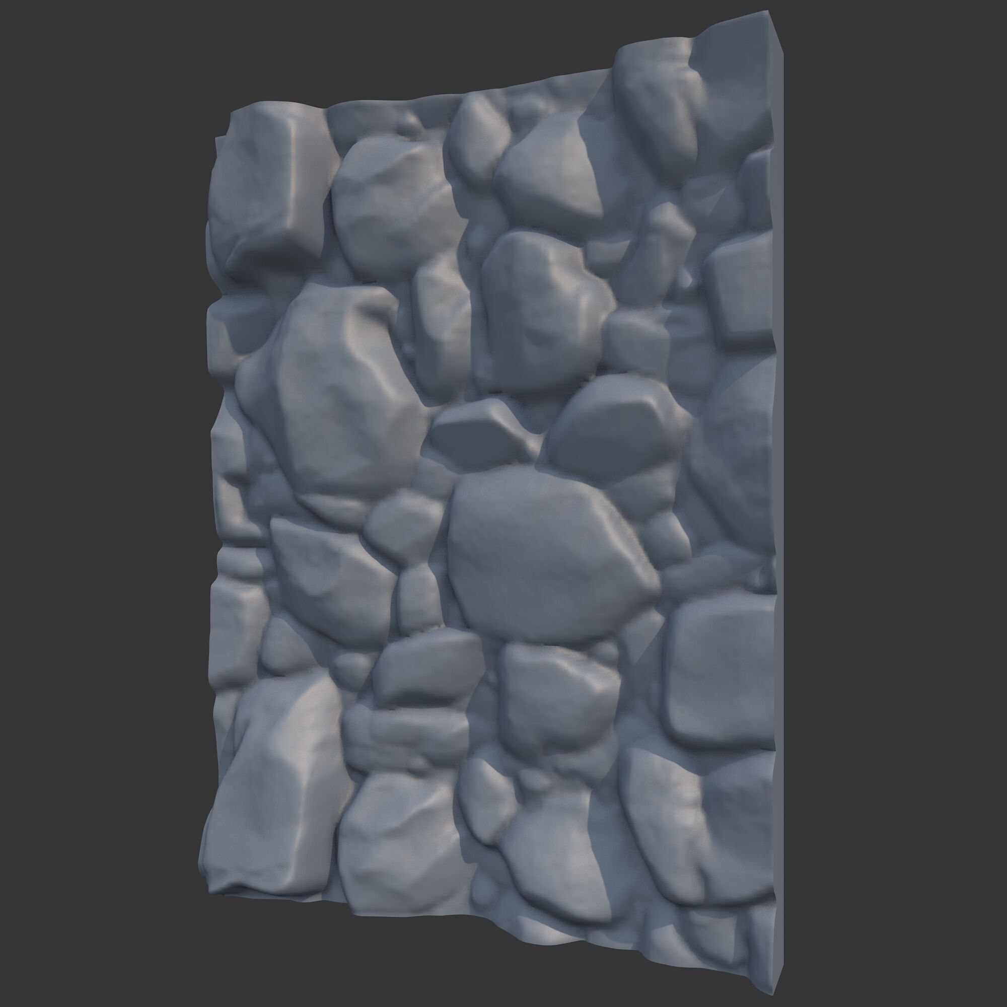 Rock Wall 16 3D model_1