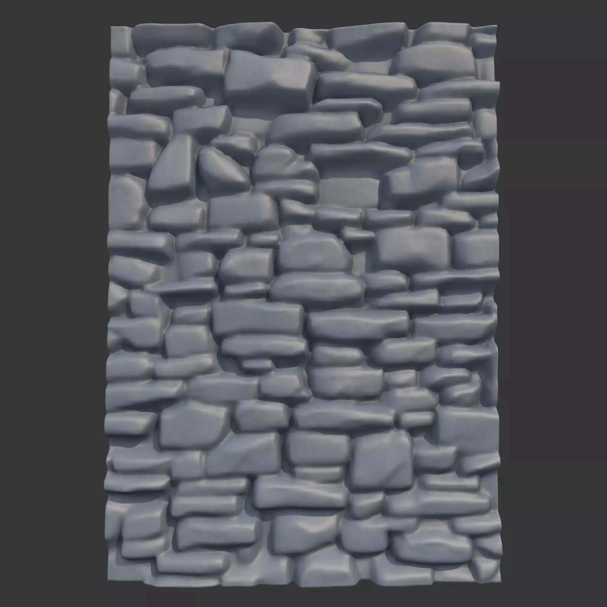 Rock Wall 15 3D model_0