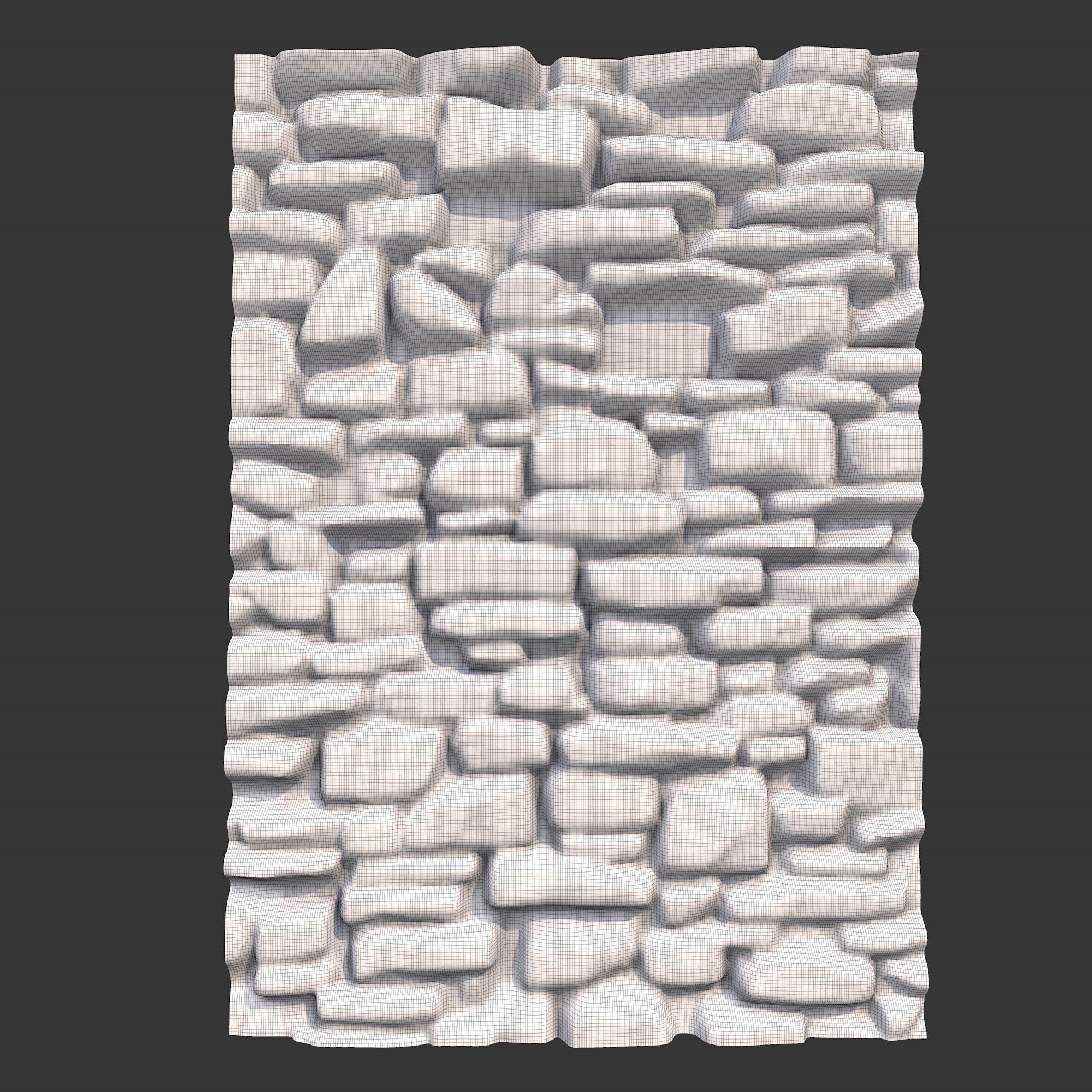 Rock Wall 15 3D model_5
