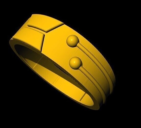 men band ring 3dm file  3D print model