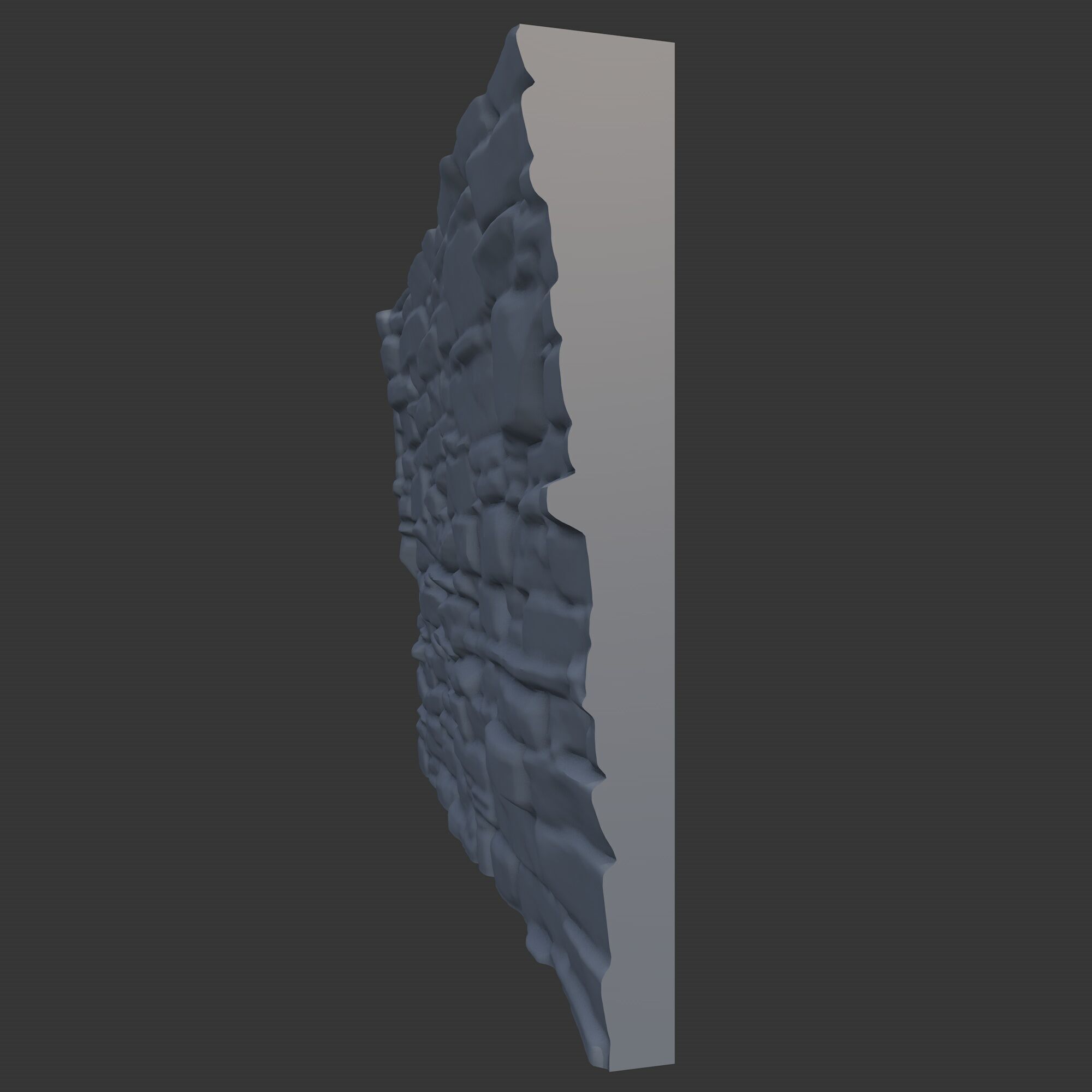 Rock Wall 13 3D model_3