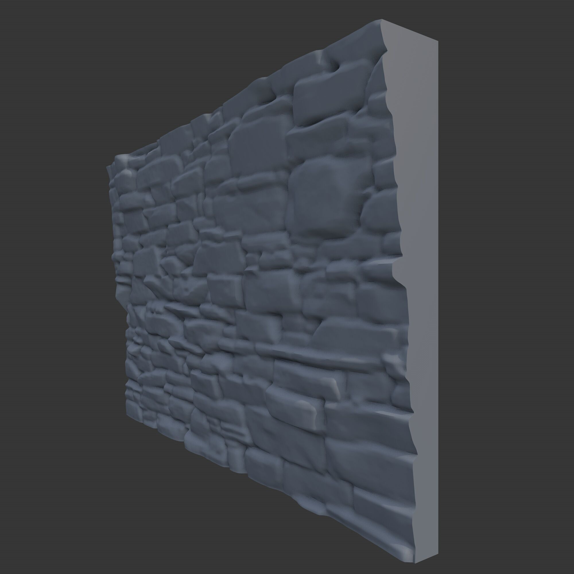 Rock Wall 13 3D model_2