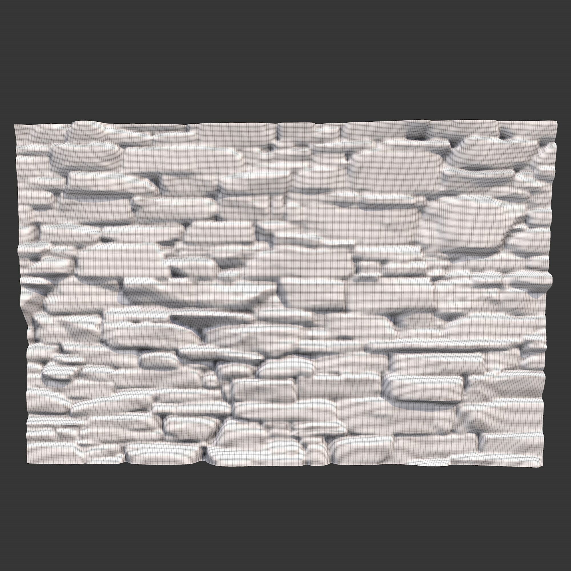 Rock Wall 13 3D model_5