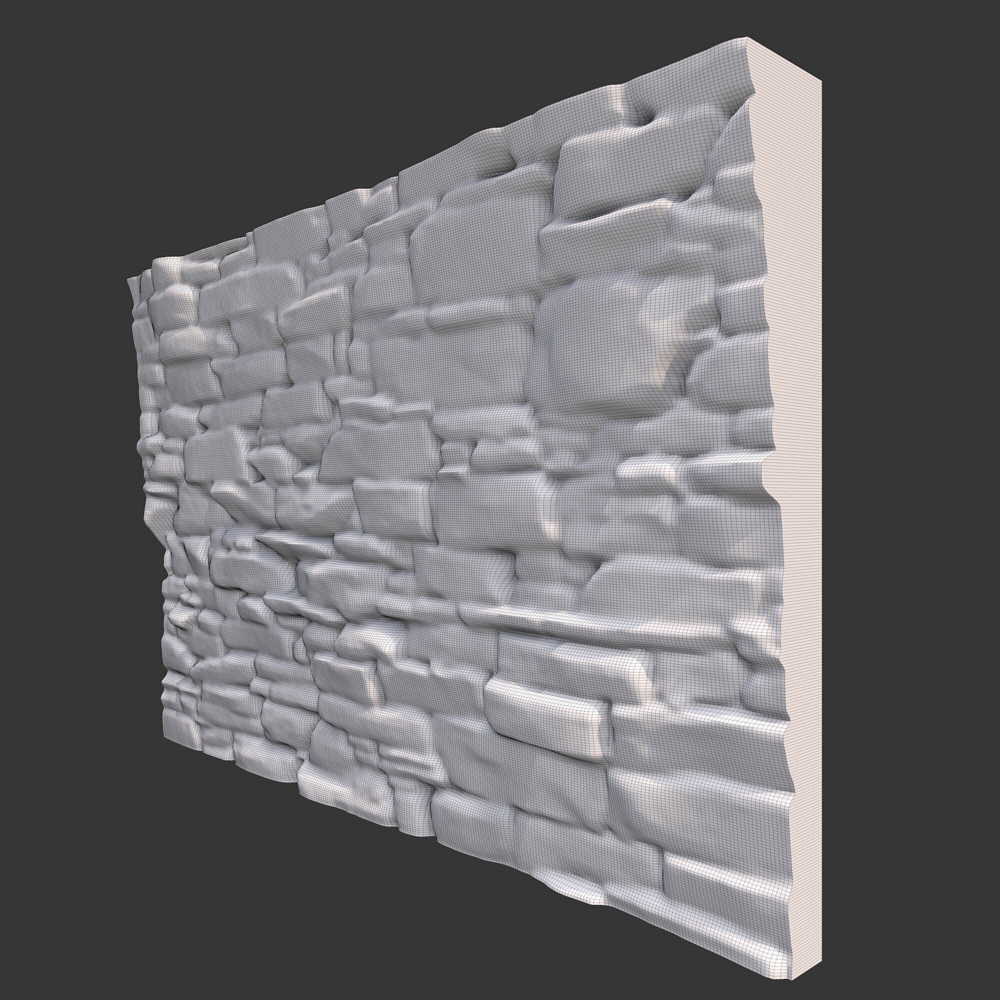 Rock Wall 13 3D model_6