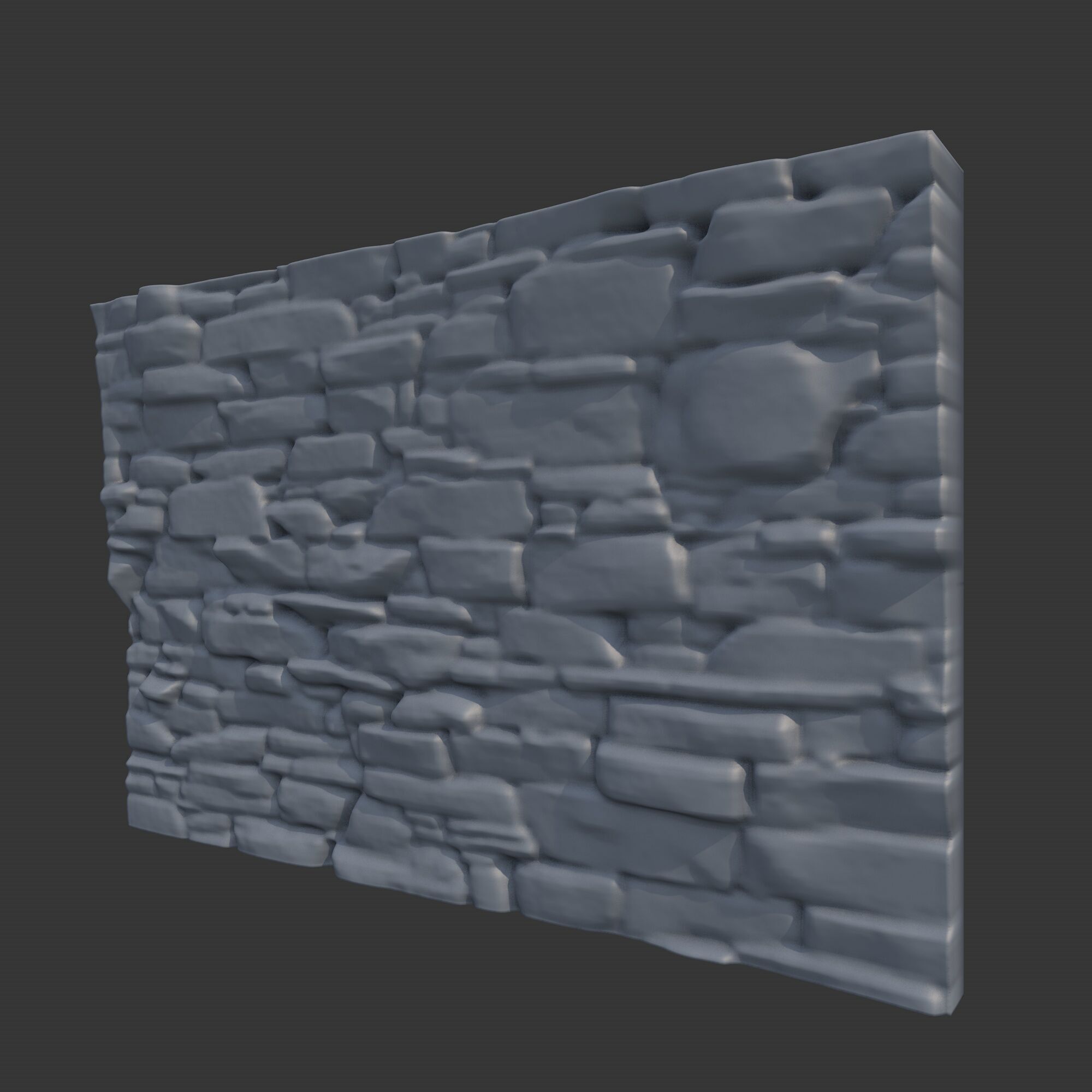 Rock Wall 13 3D model_1