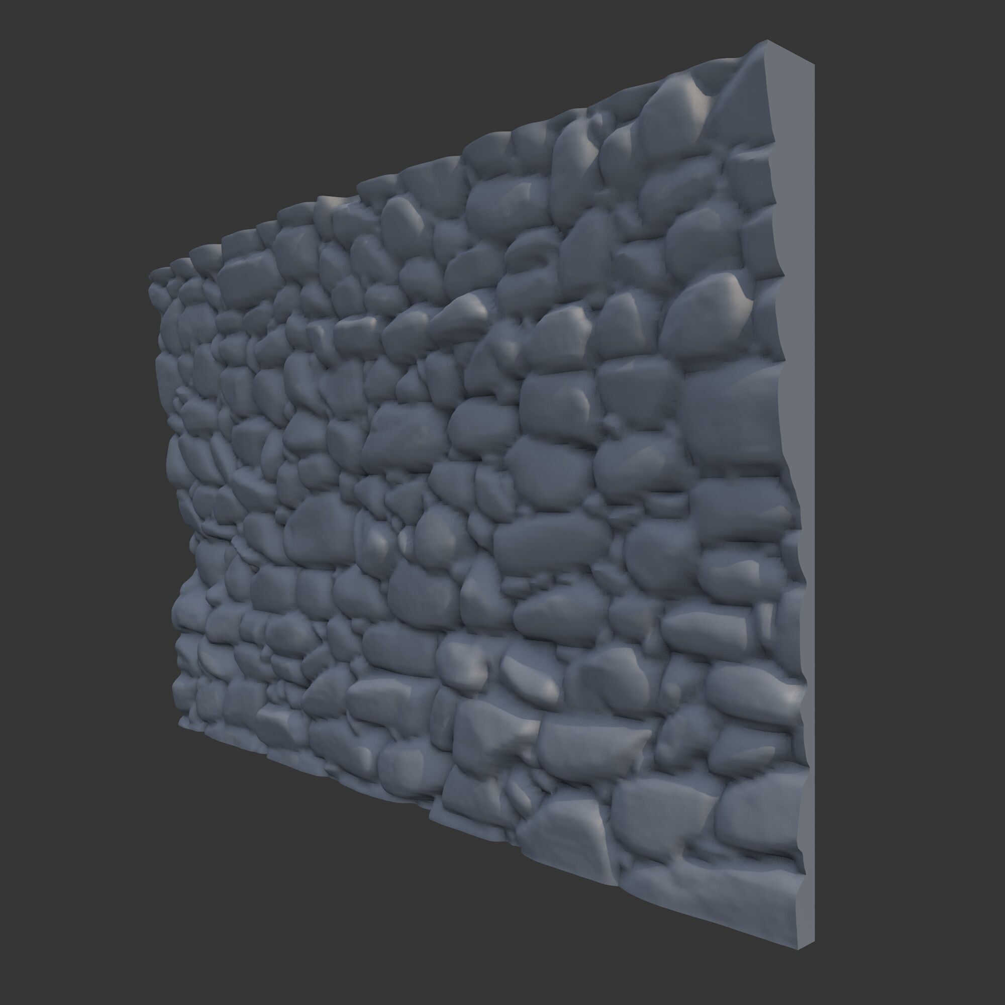 Rock Wall 11 3D model_2