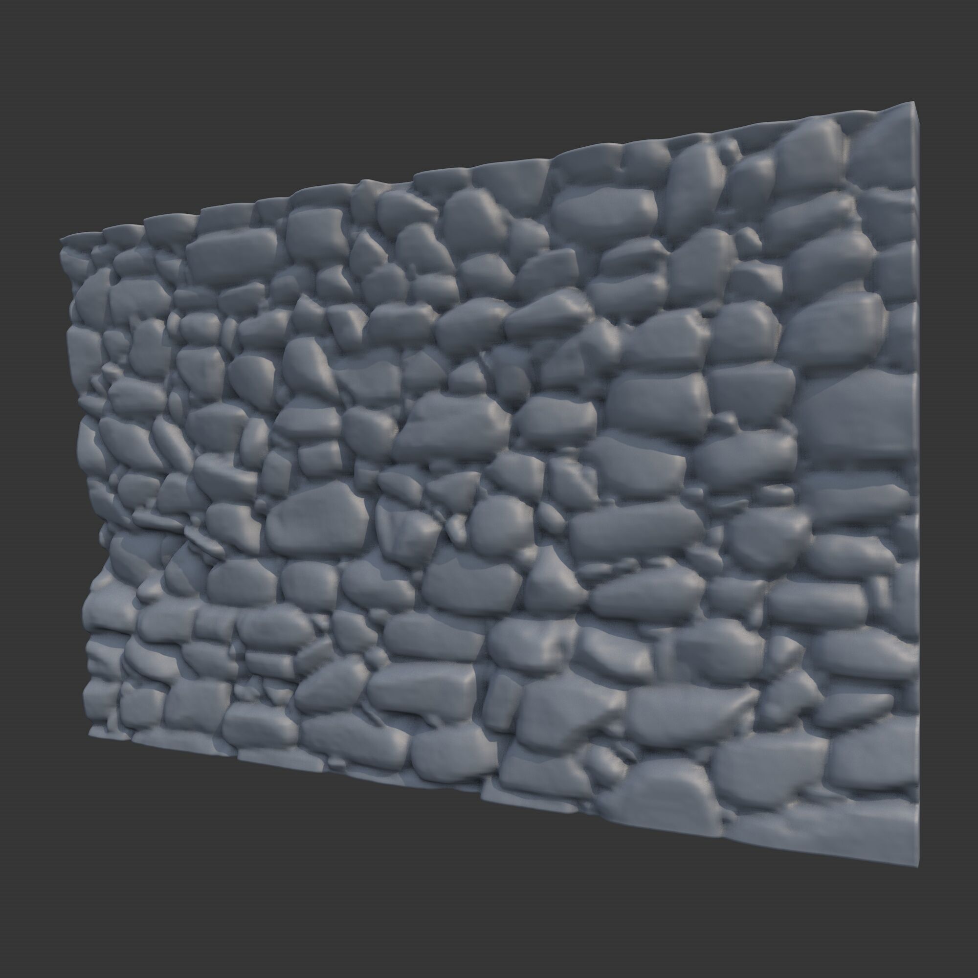 Rock Wall 11 3D model_1