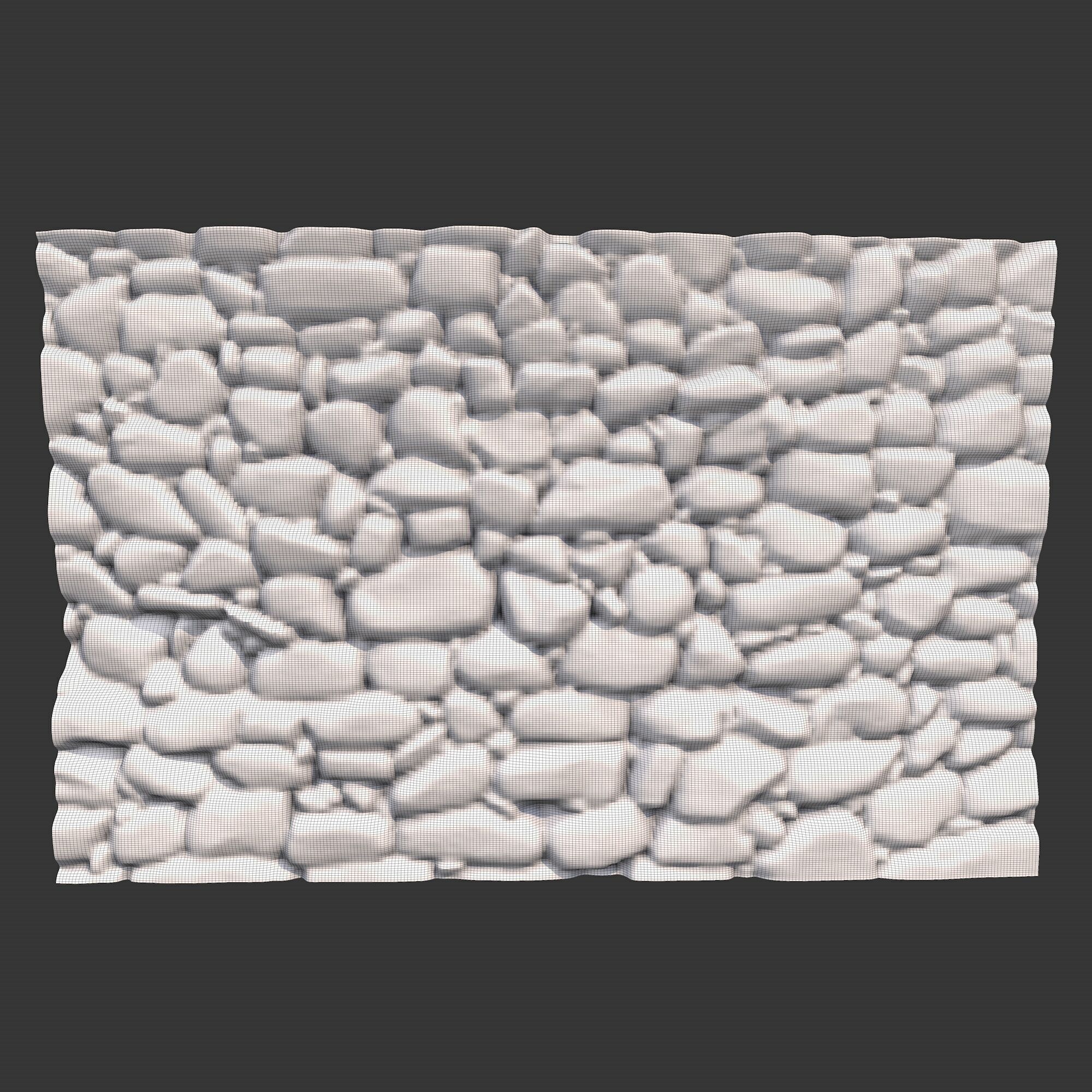 Rock Wall 11 3D model_5