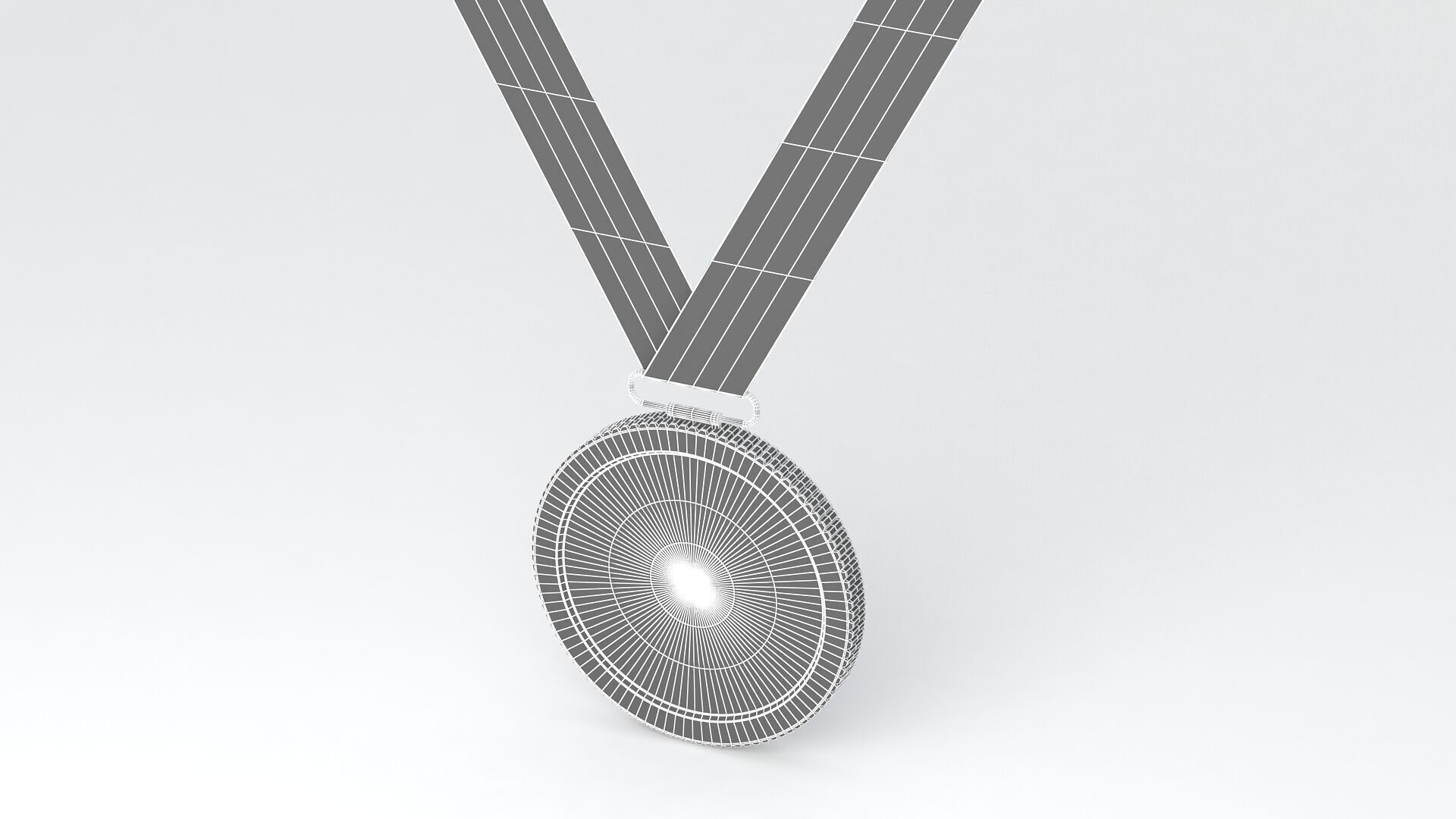 Silver Medal 3D model_7