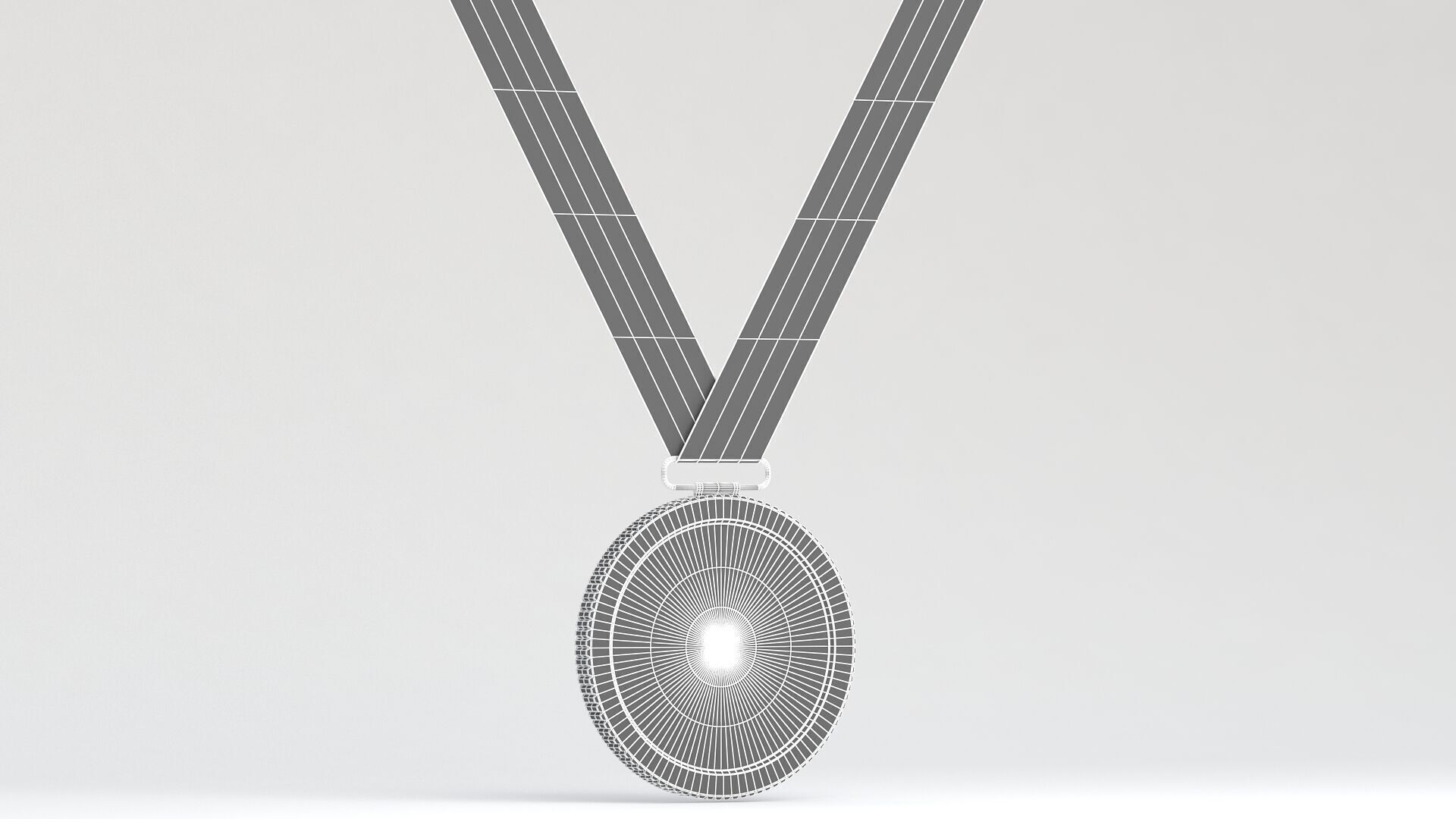 Silver Medal 3D model_9