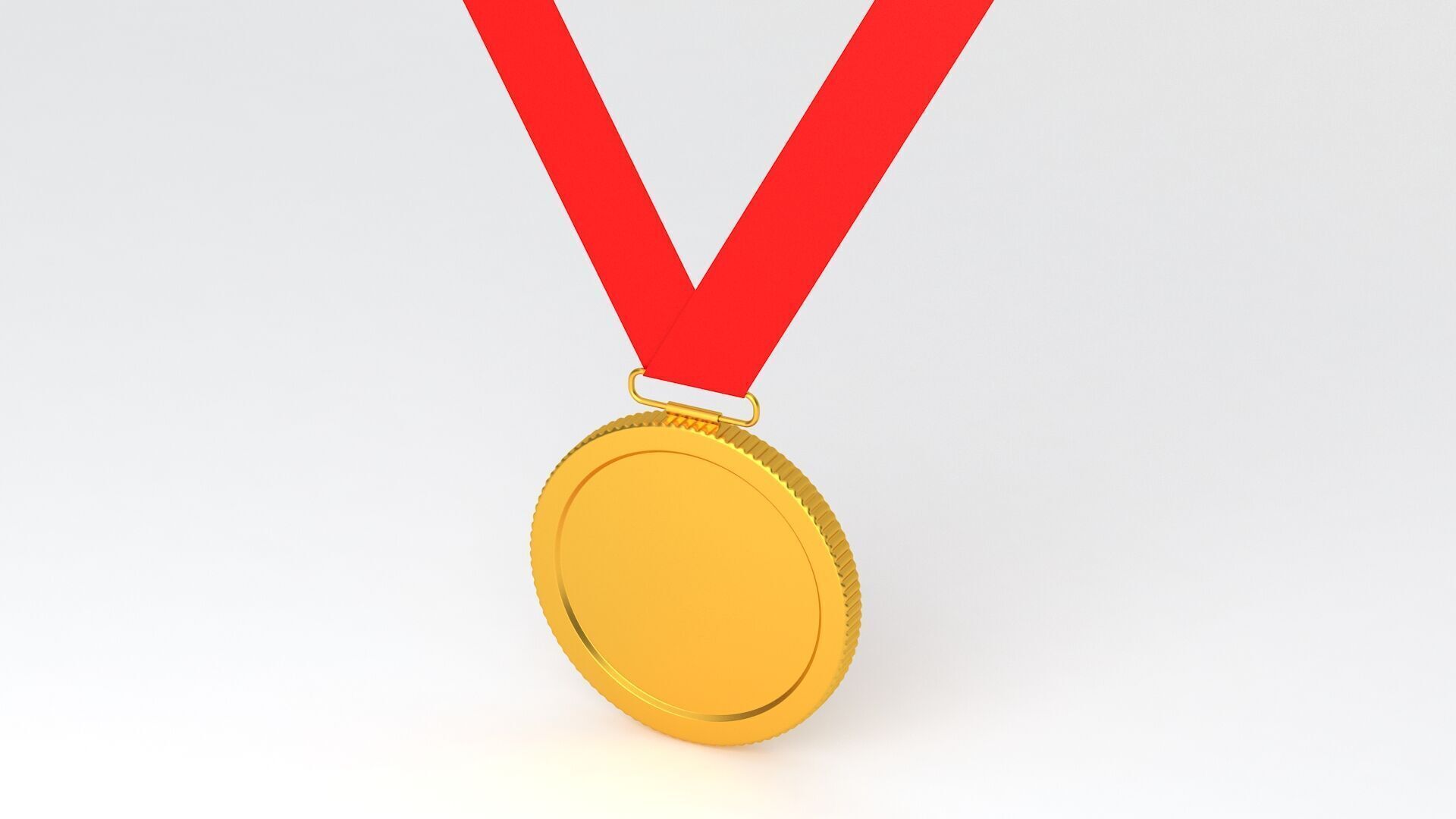 Gold Medal 3D model_2