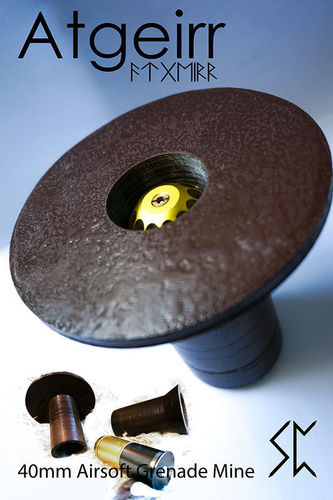 Atgeirr  40mm airsoft mine 3D print model