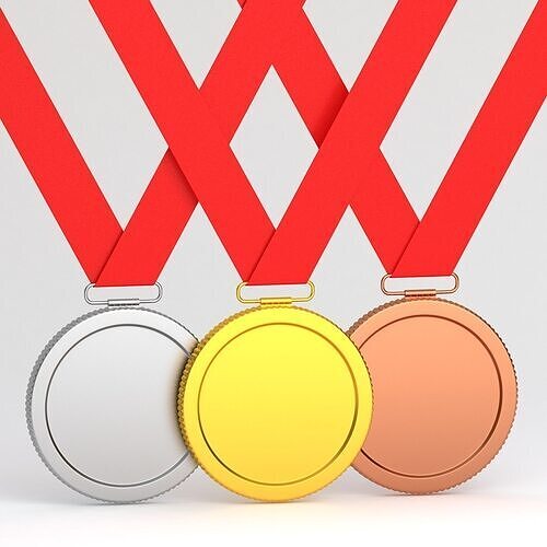 Medal Collection 3D model