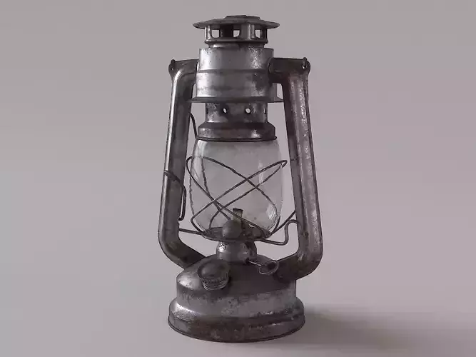 Rusty Storm Lantern 3D model