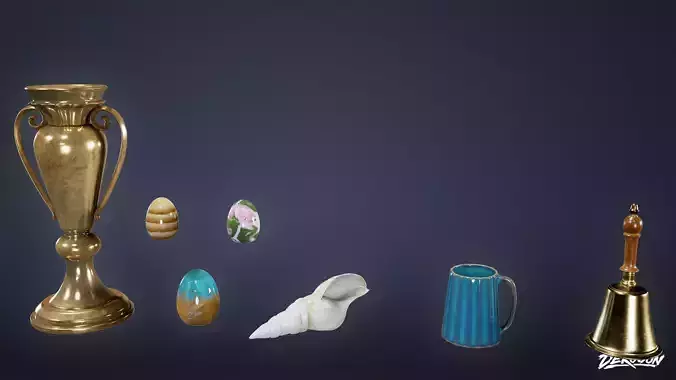 SUBURBS - Knick Knacks 03 - LOW POLY AND NANITE