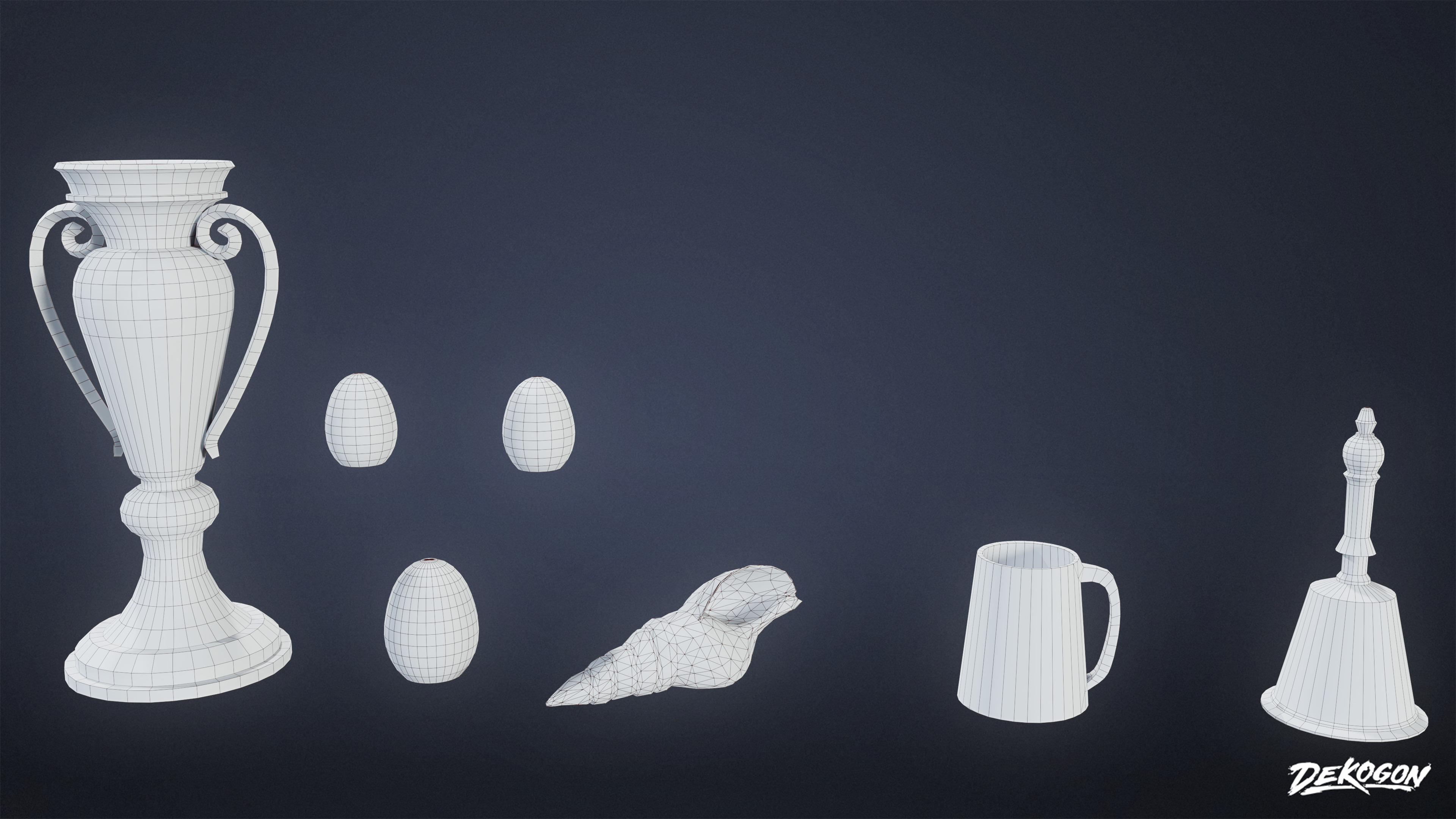 SUBURBS - Knick Knacks 03 - LOW POLY AND NANITE Low-poly 3D model_8