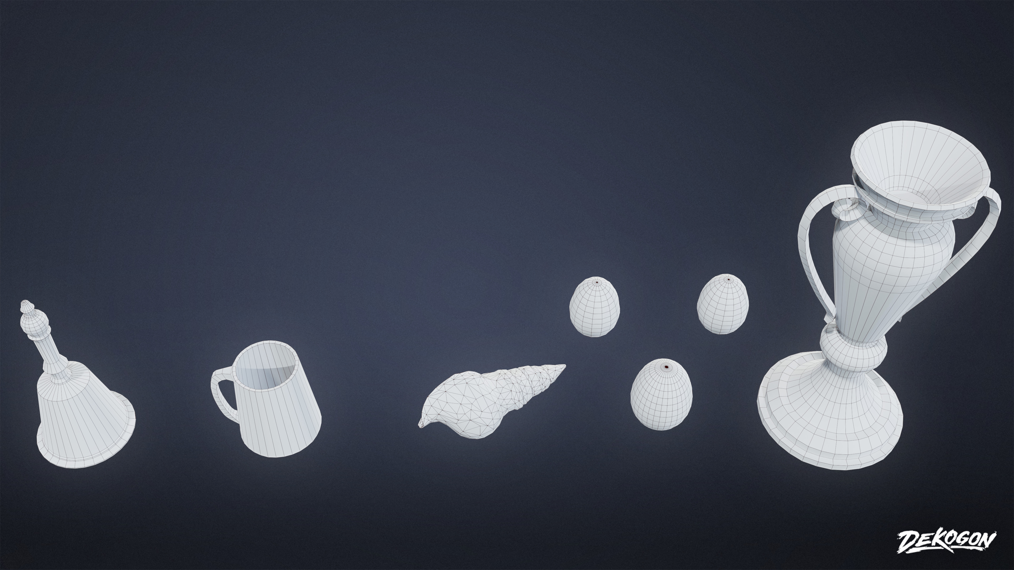 SUBURBS - Knick Knacks 03 - LOW POLY AND NANITE Low-poly 3D model_10