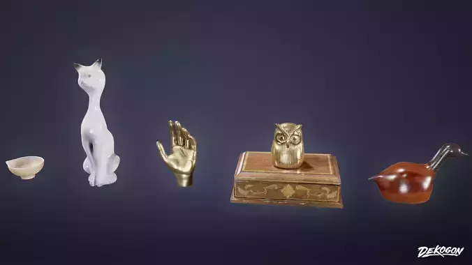 SUBURBS - Knick Knacks 08 - LOW POLY AND NANITE