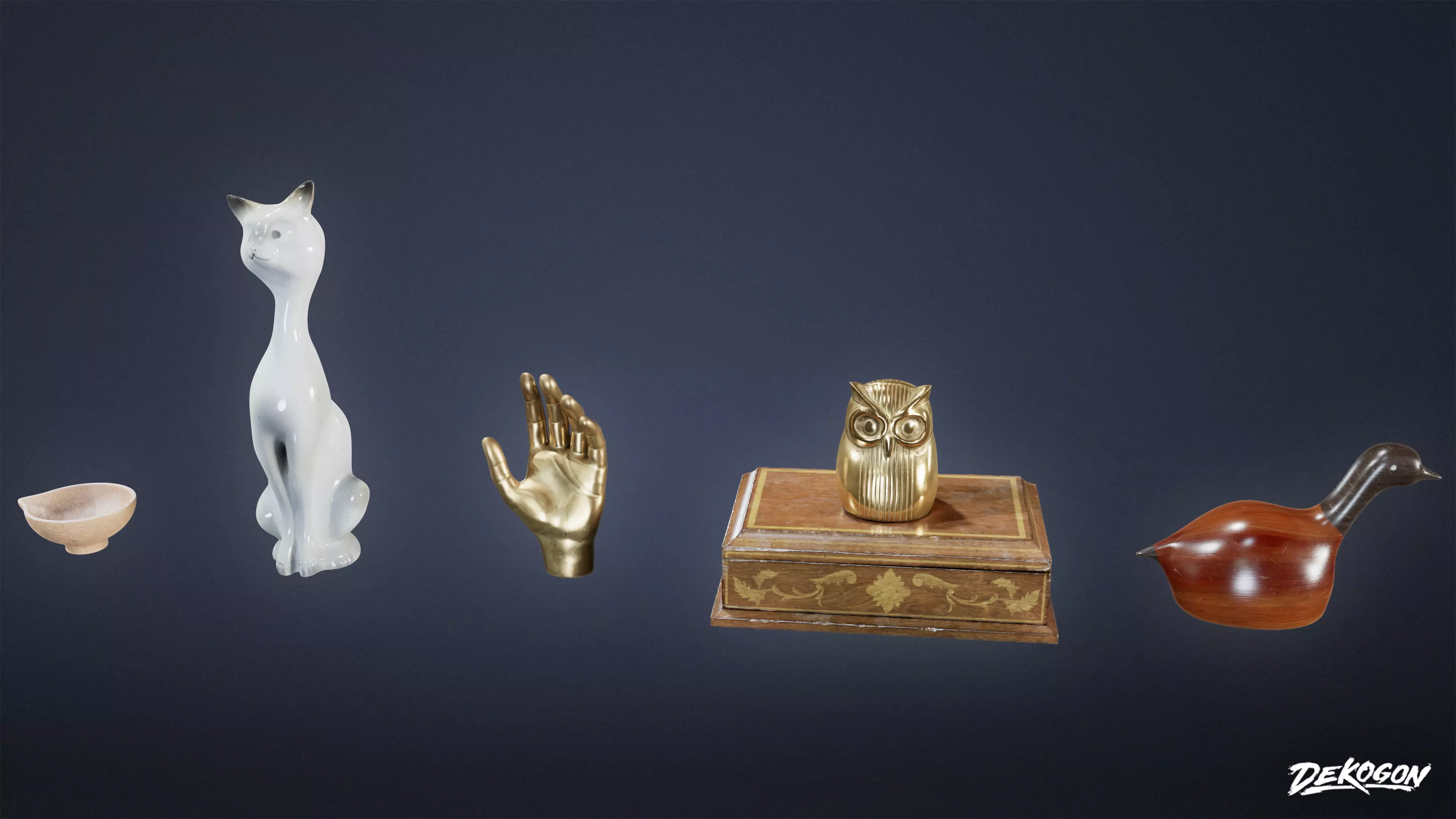 SUBURBS - Knick Knacks 08 - LOW POLY AND NANITE Low-poly 3D model_0