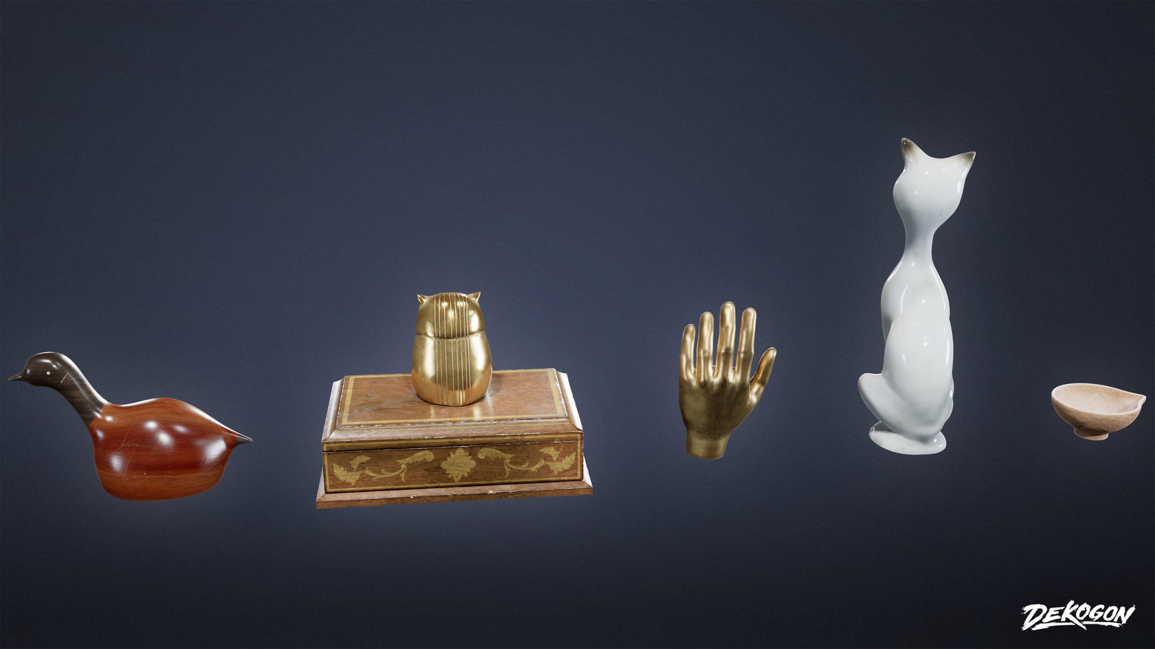 SUBURBS - Knick Knacks 08 - LOW POLY AND NANITE Low-poly 3D model_1