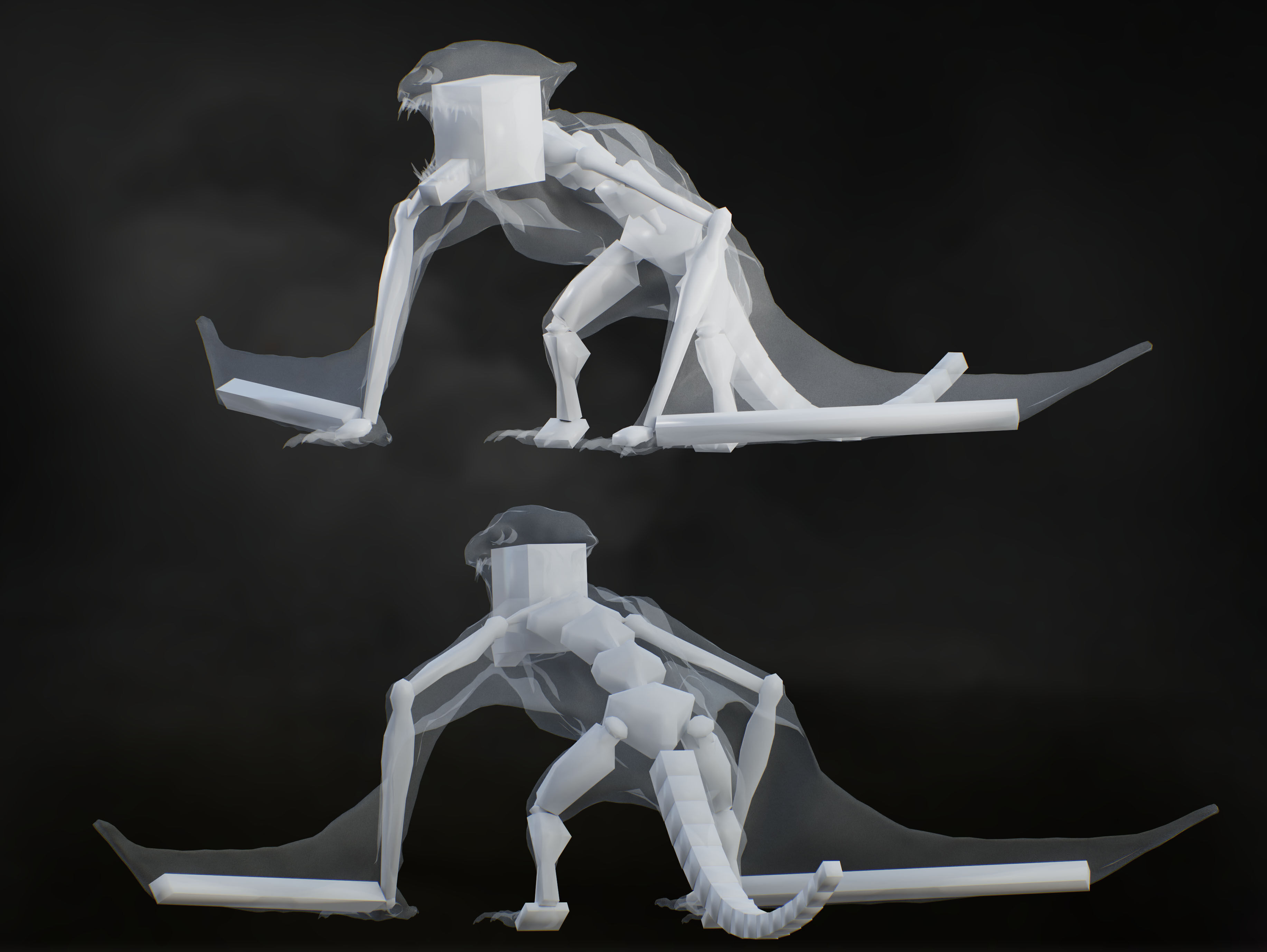 Vesp from the Silence Low-poly 3D model_12