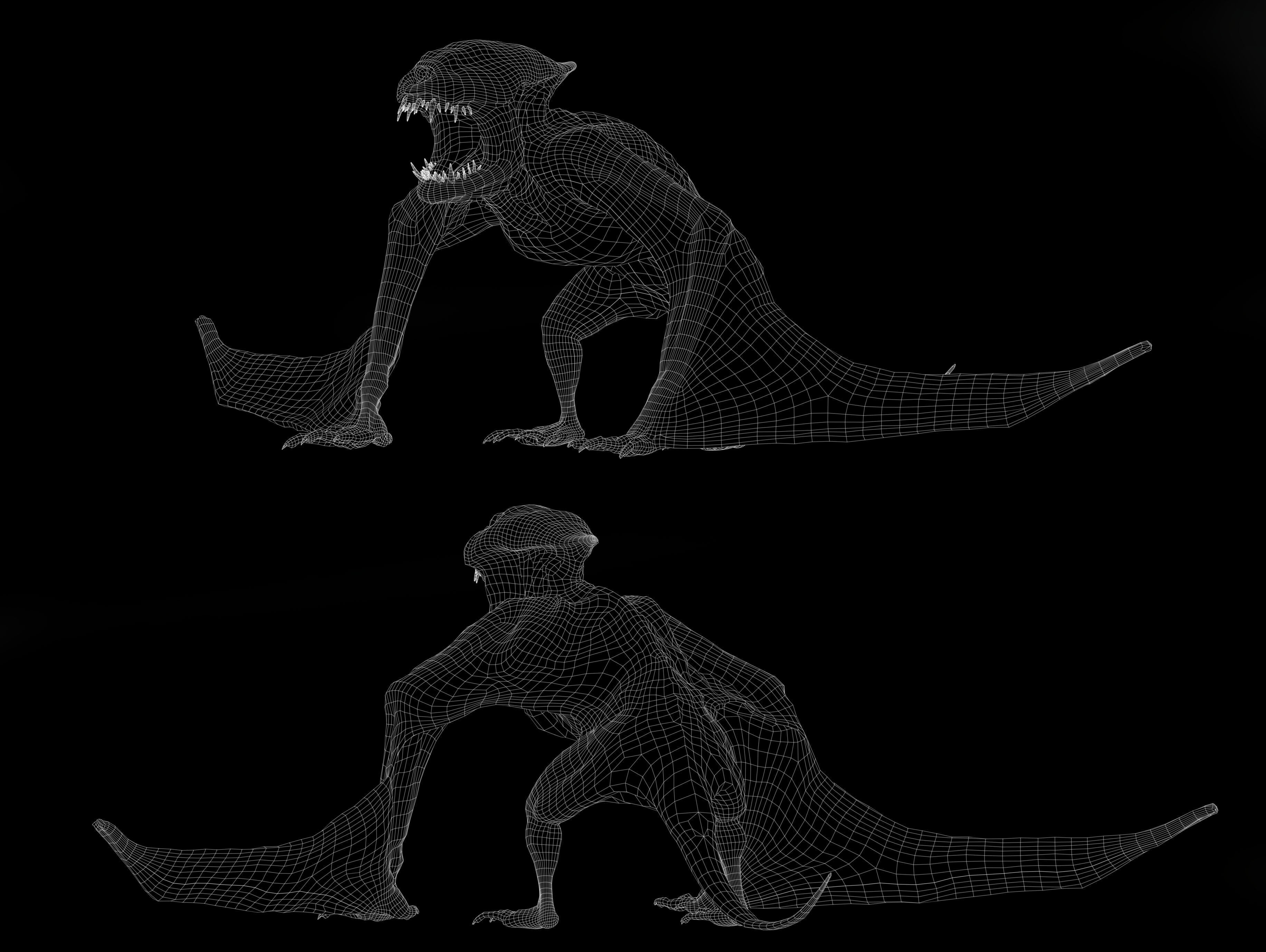 Vesp from the Silence Low-poly 3D model_13