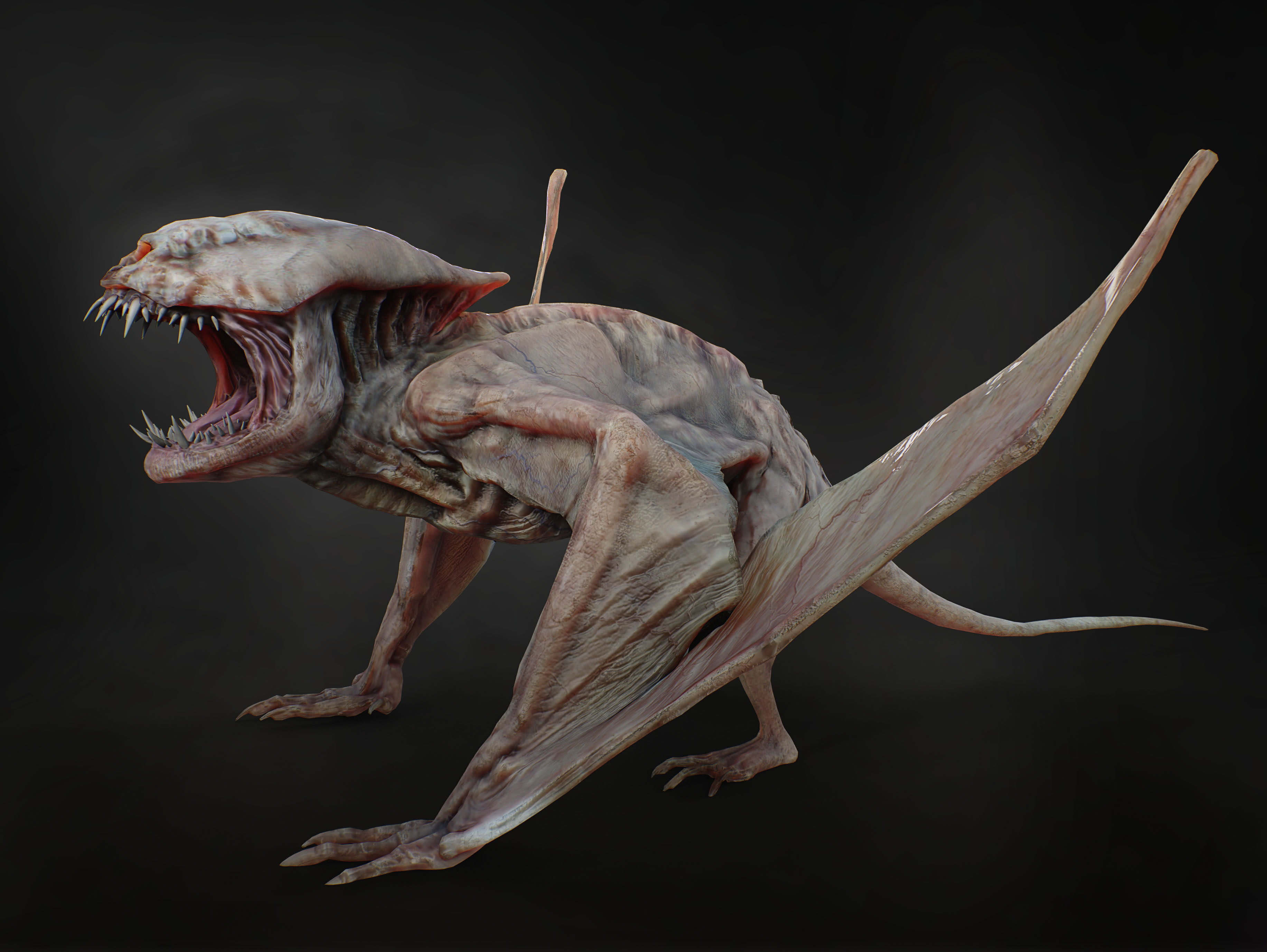 Vesp from the Silence Low-poly 3D model_2