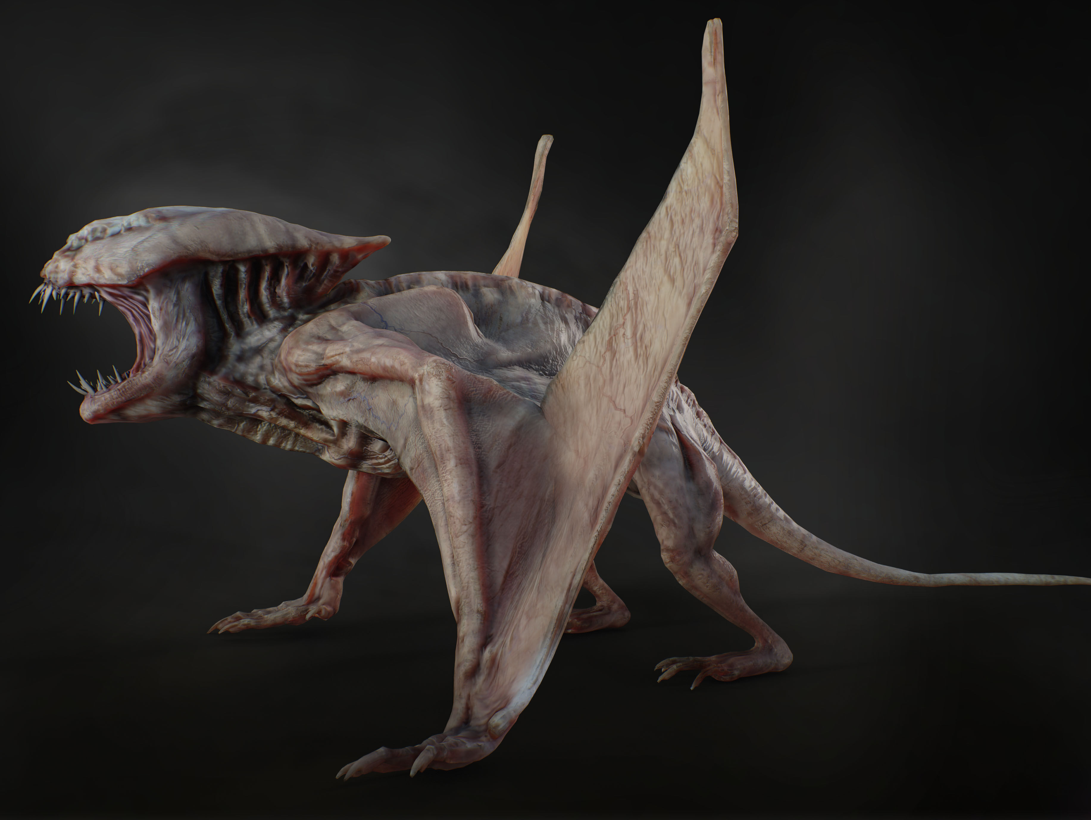 Vesp from the Silence Low-poly 3D model_9