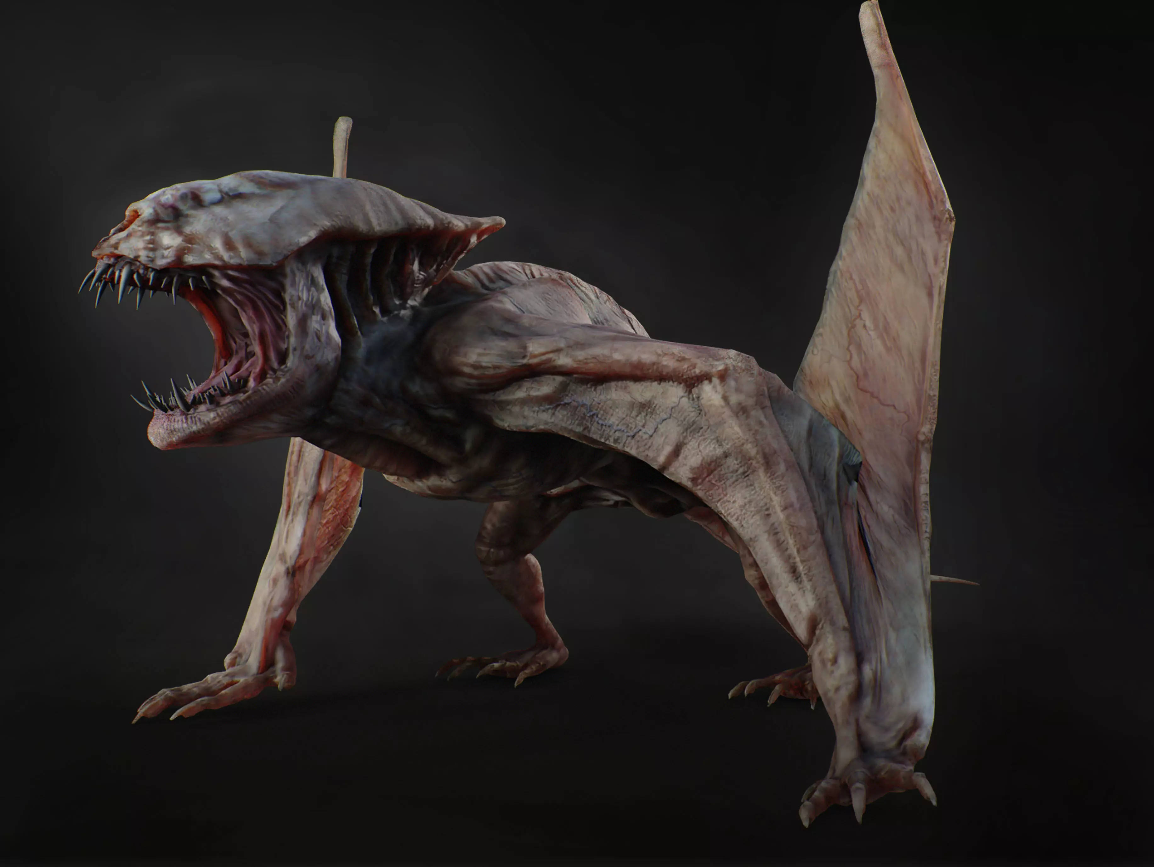 Vesp from the Silence Low-poly 3D model_0