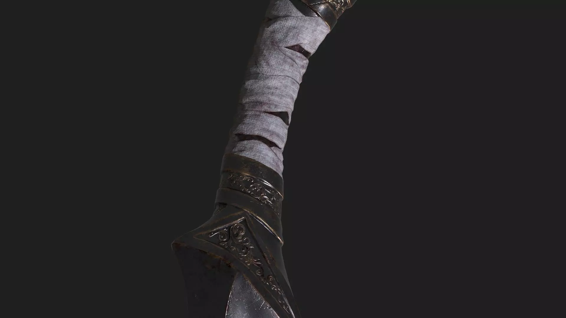 Dagger Low-poly 3D model_0