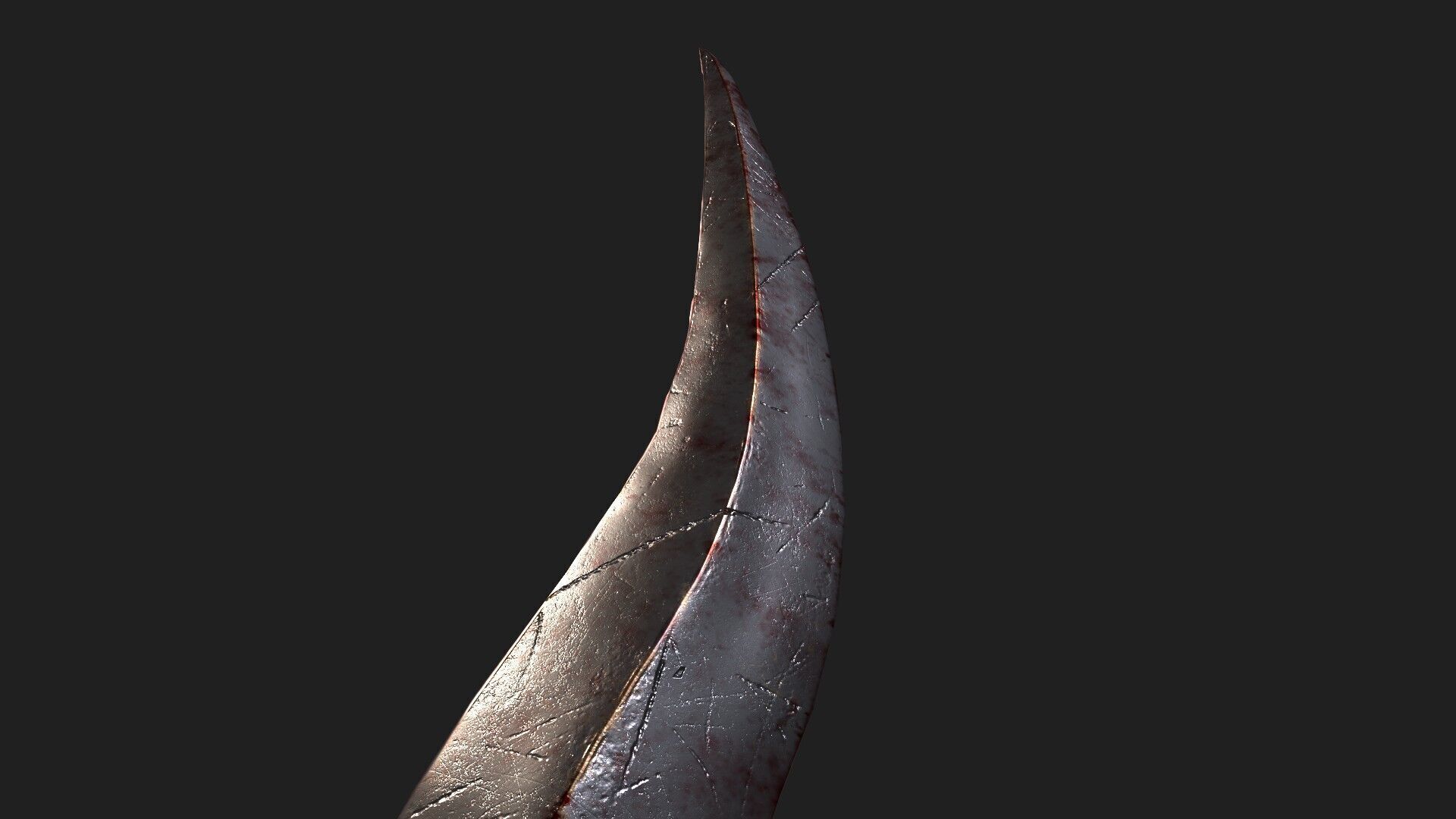 Dagger Low-poly 3D model_2