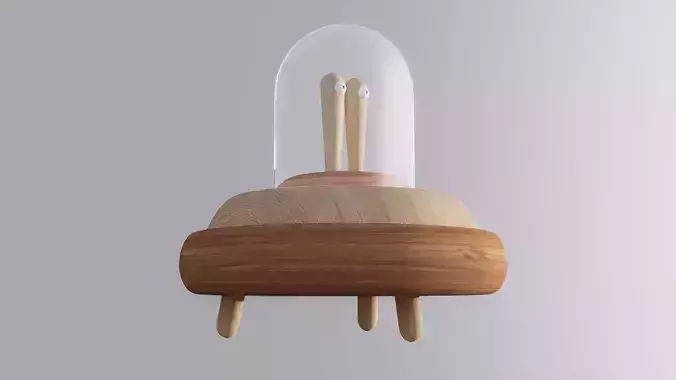 ufo toys Low-poly 3D model