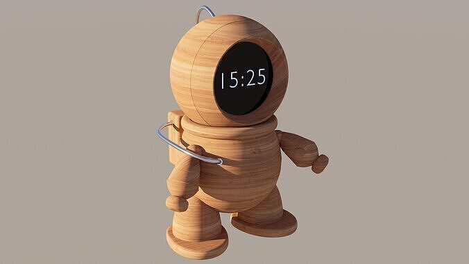 Astronaut Toy Low-poly 3D model