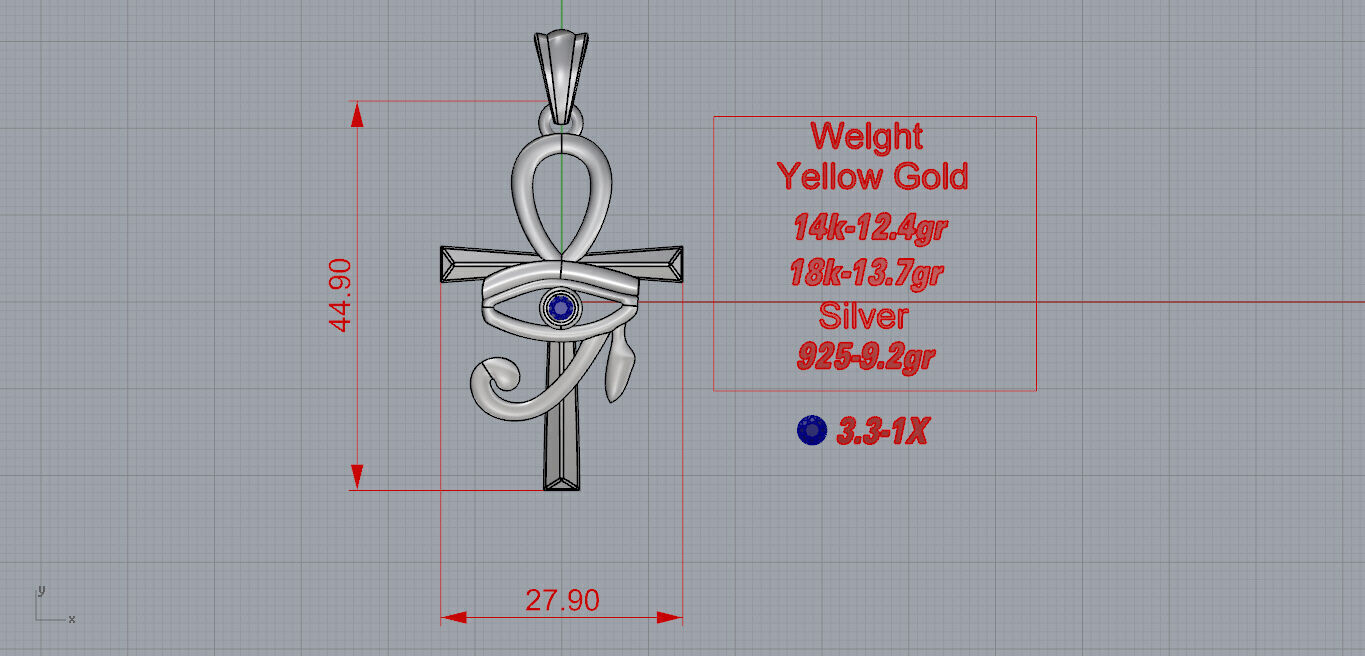 Cross 3D print model_4