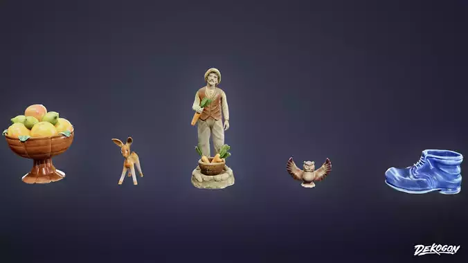 SUBURBS - Knick Knacks 10 - LOW POLY AND NANITE