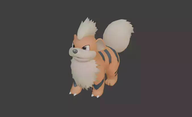 Growlithe-Animated