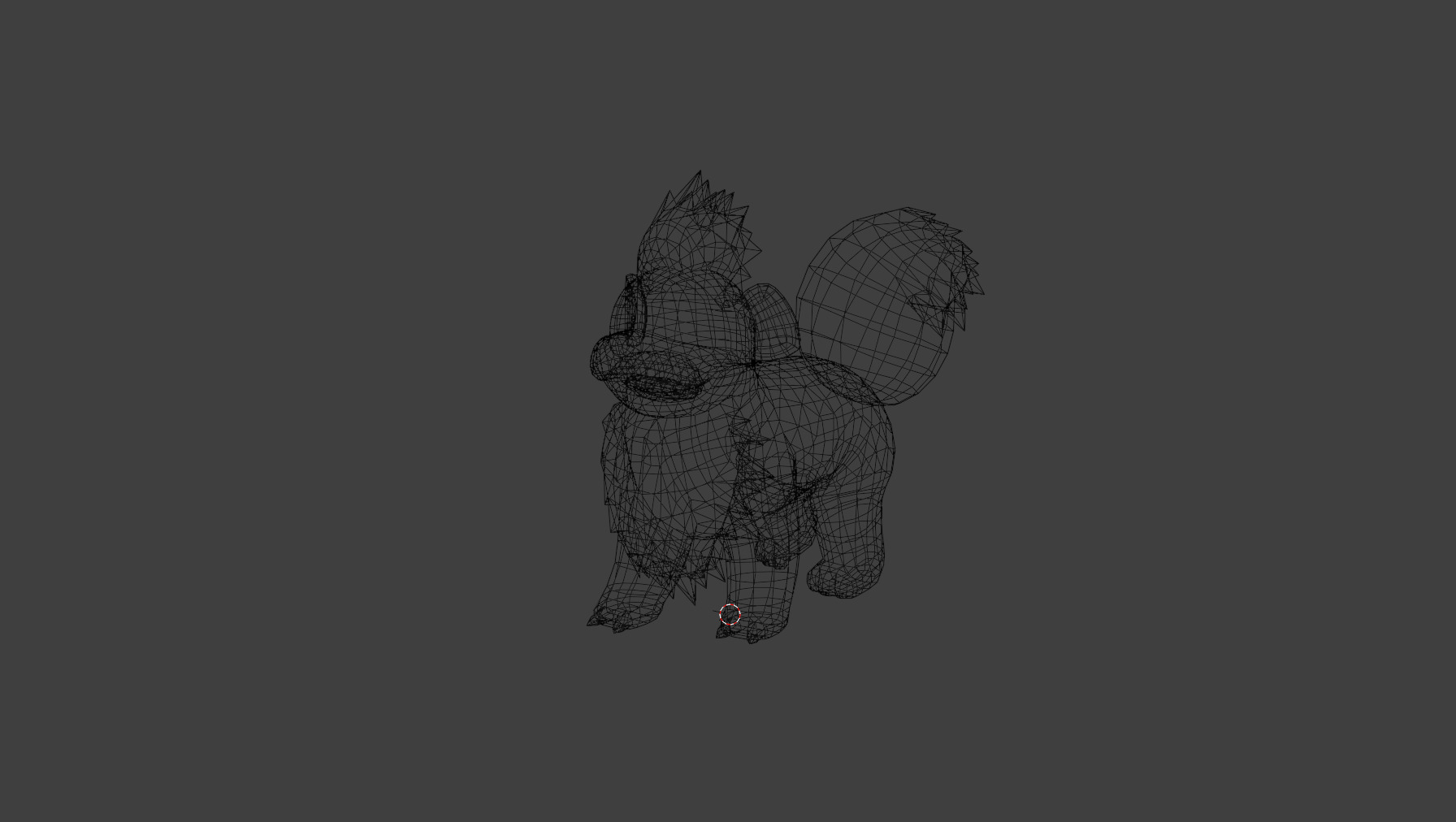 Growlithe-Animated Free low-poly 3D model_2
